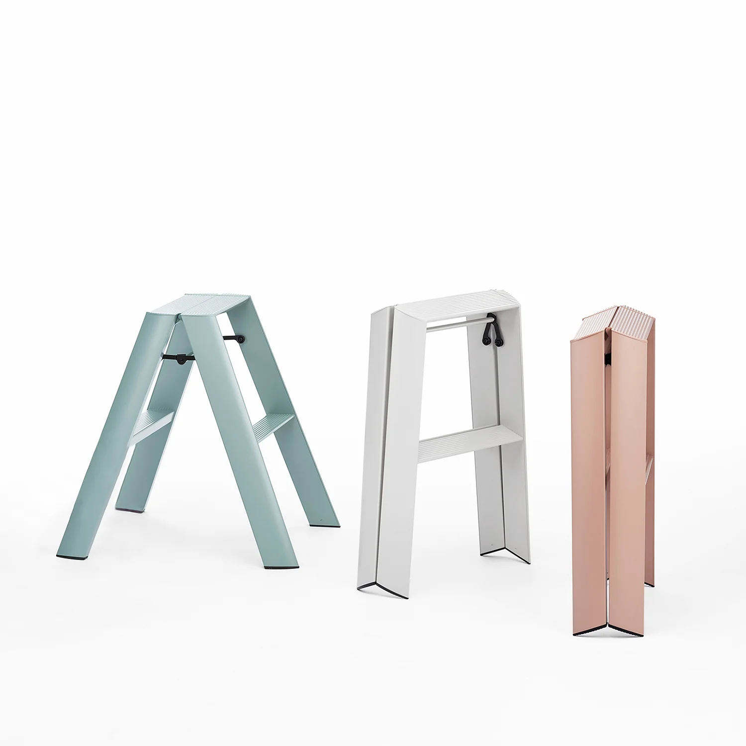 hasegawa | lucano 2 step ladder | peach brown - Image 6