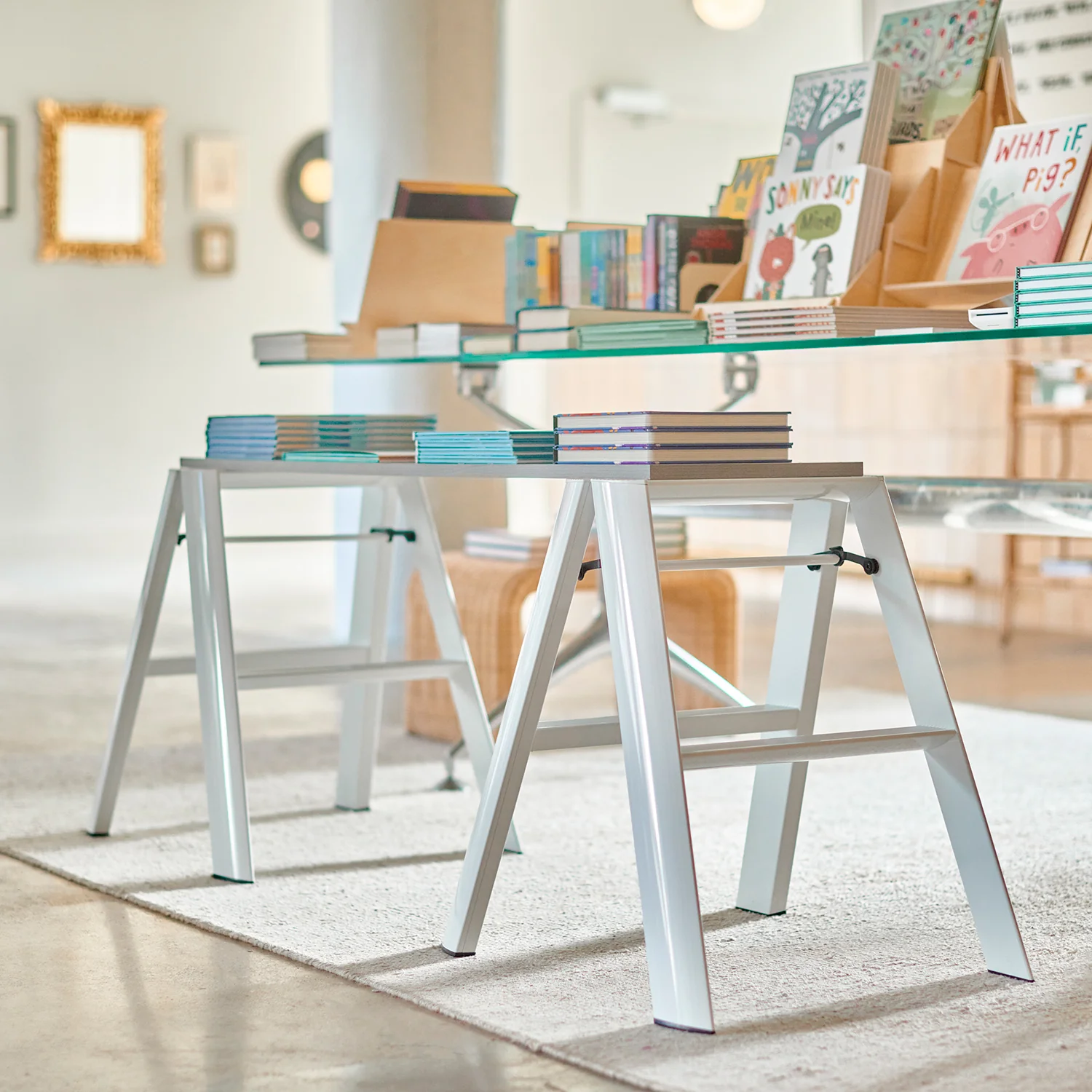 hasegawa | lucano 2 step ladder | white (japan) - LC - Image 14