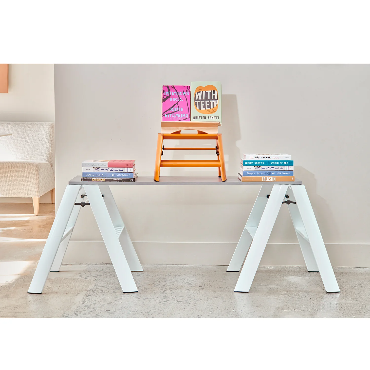 hasegawa | lucano 2 step ladder | white (japan) - LC - Image 15
