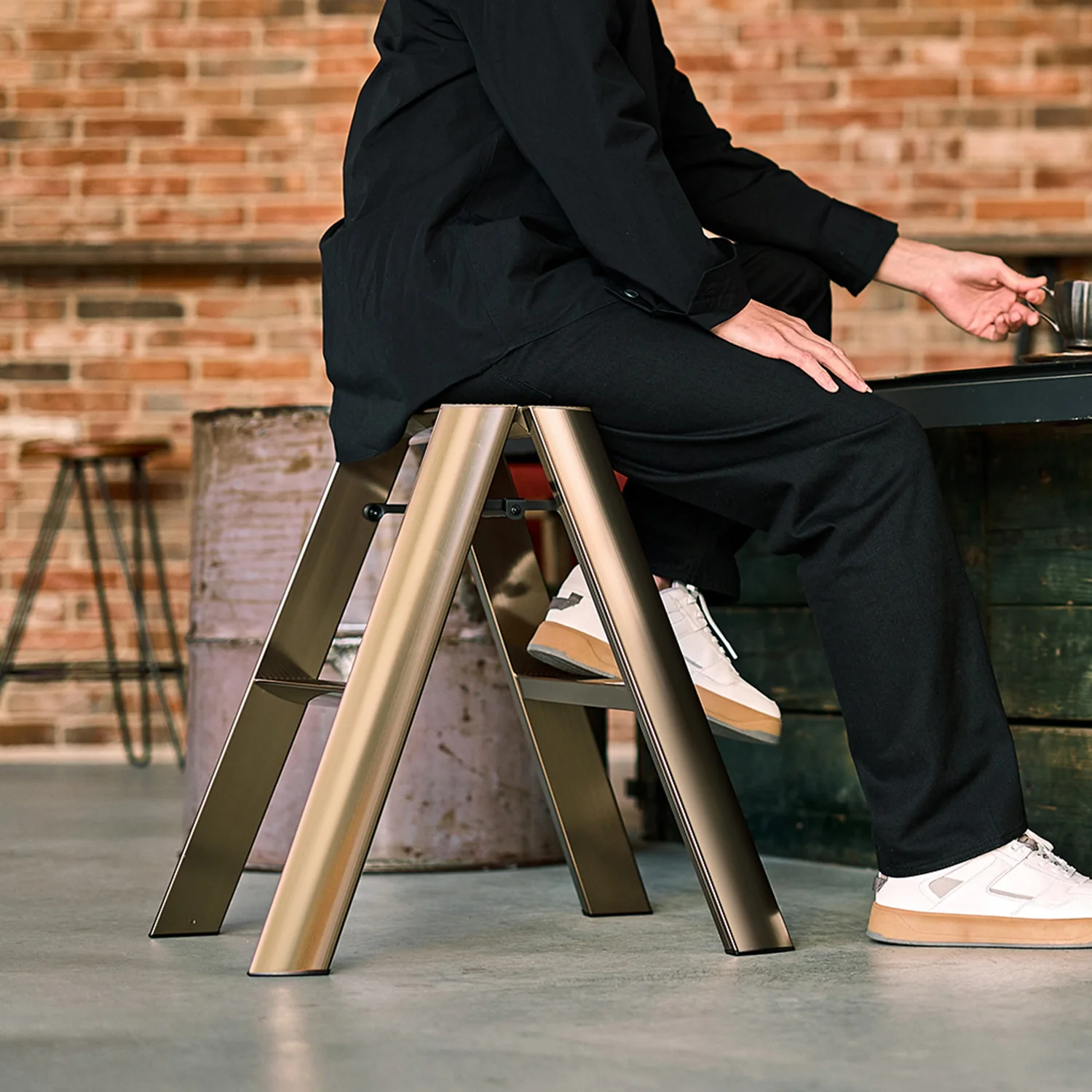 hasegawa | lucano 2 step ladder premium | gold (japan) - LC - Image 17