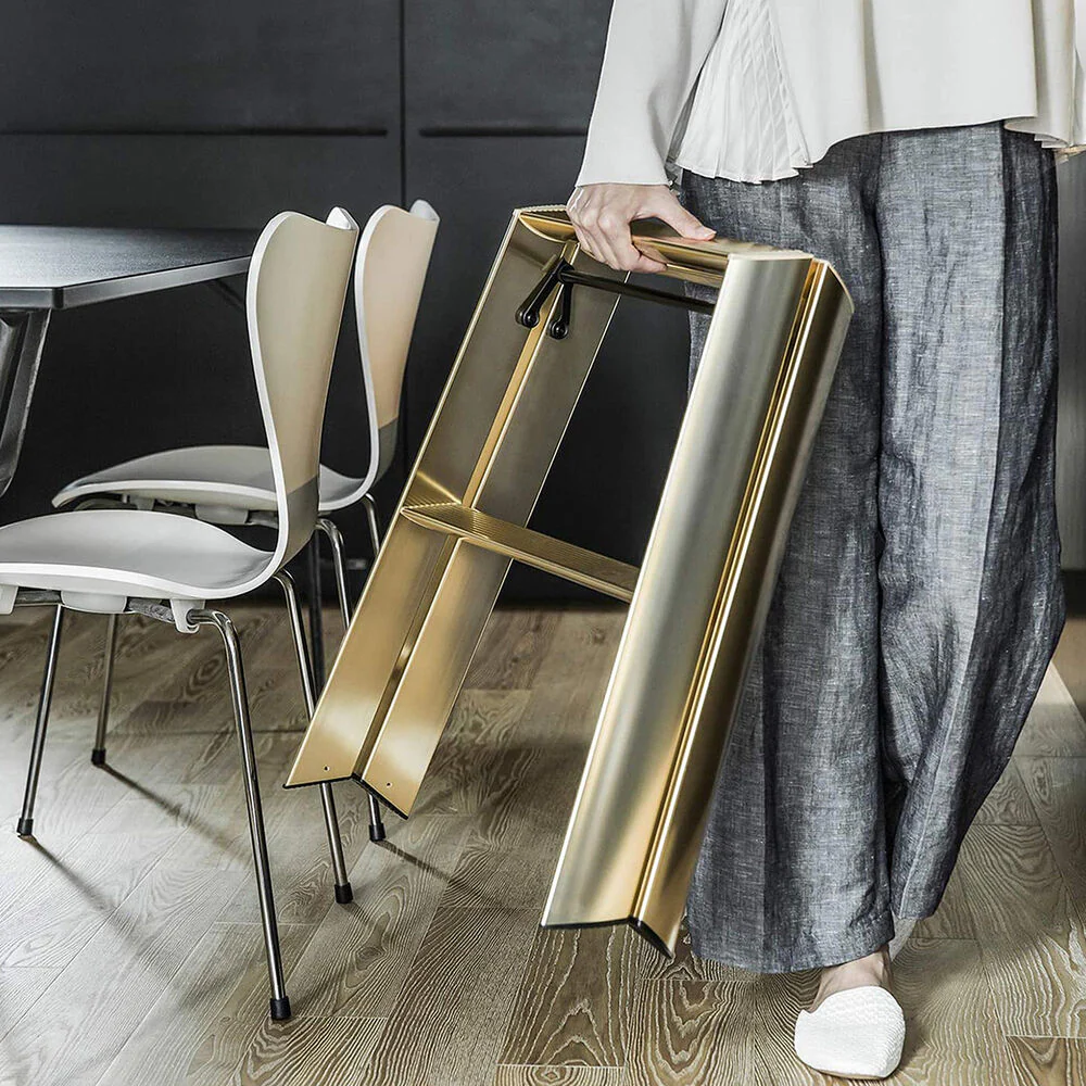 hasegawa | lucano 2 step ladder premium | gold (japan) - LC - Image 6
