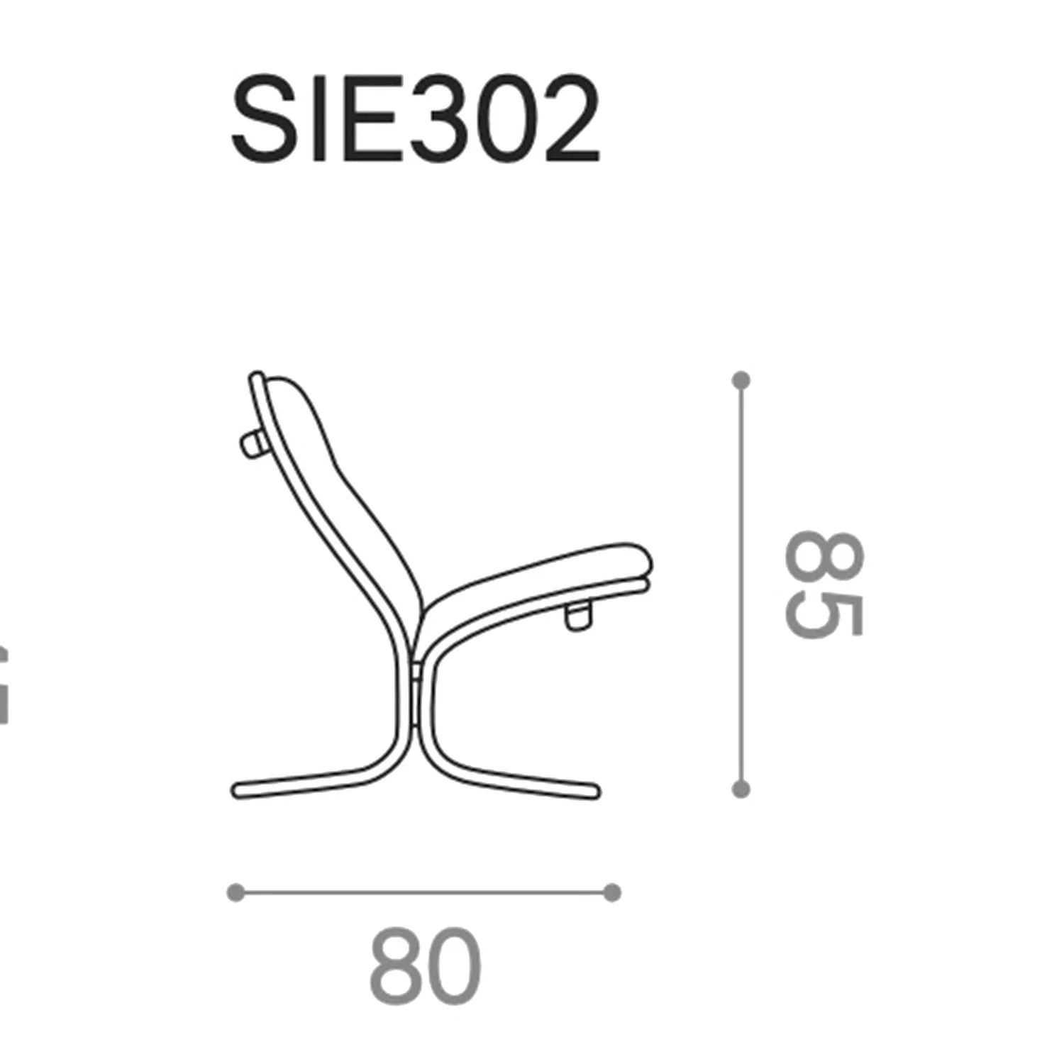 lk hjelle | siesta classic 302 chair | low back | oak + rustical tan leather - Image 8