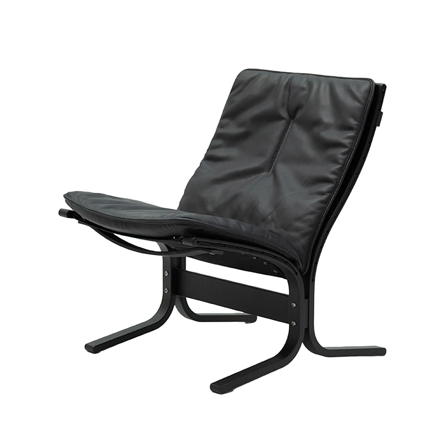 lk hjelle | siesta fiora 307 chair | low back | black oak + hemsen HA19 leather