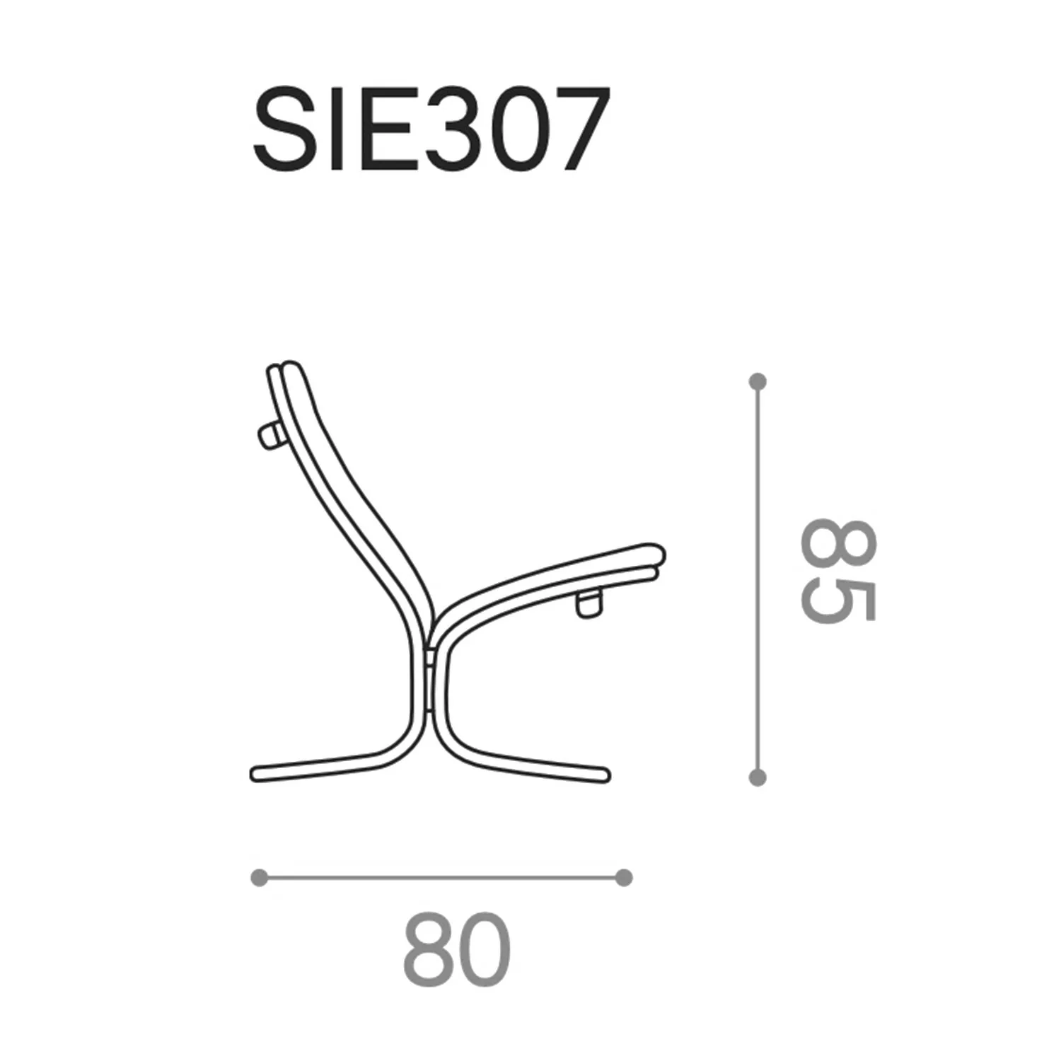 lk hjelle | siesta fiora 307 chair | low back | oak + rustical tan leather - Image 10