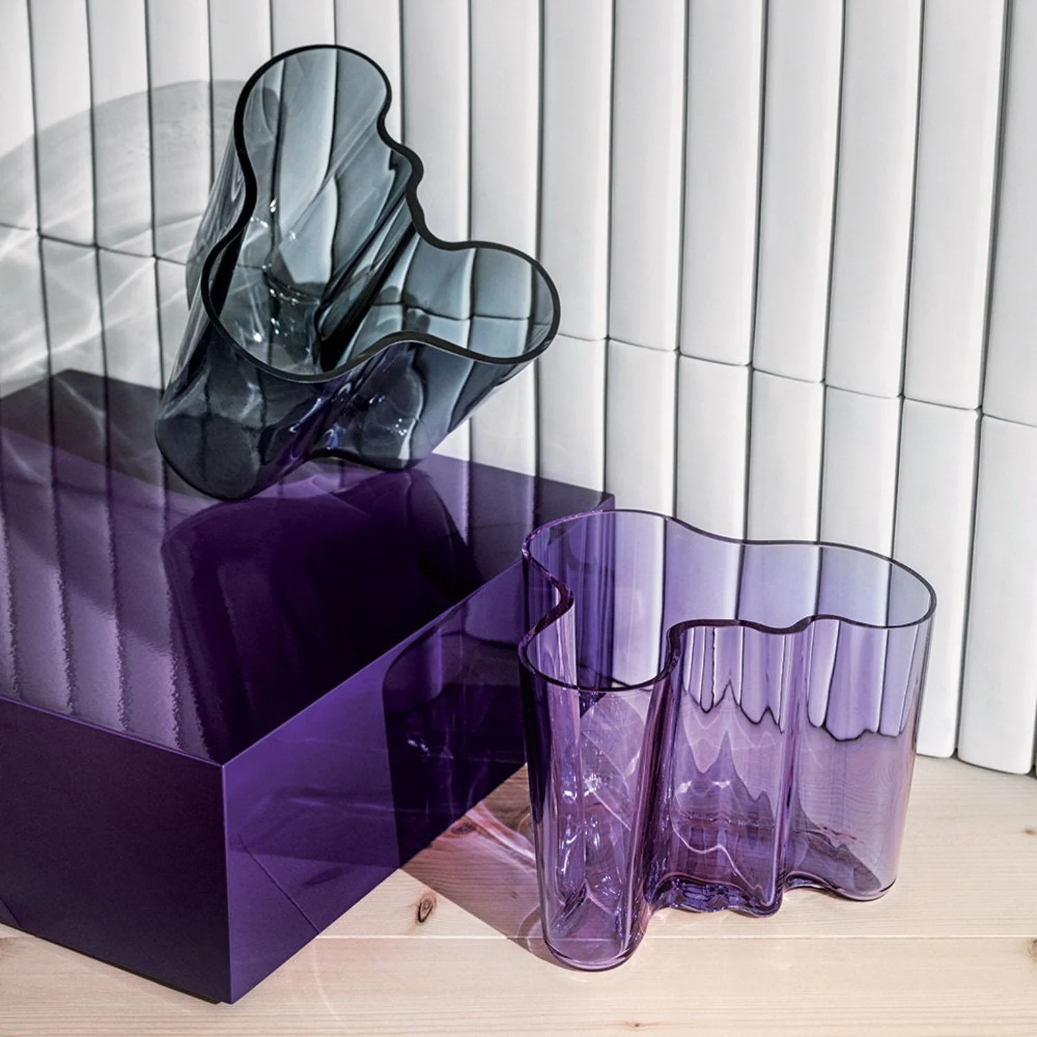 iittala | aalto savoy vase | grey 16cm - Image 2