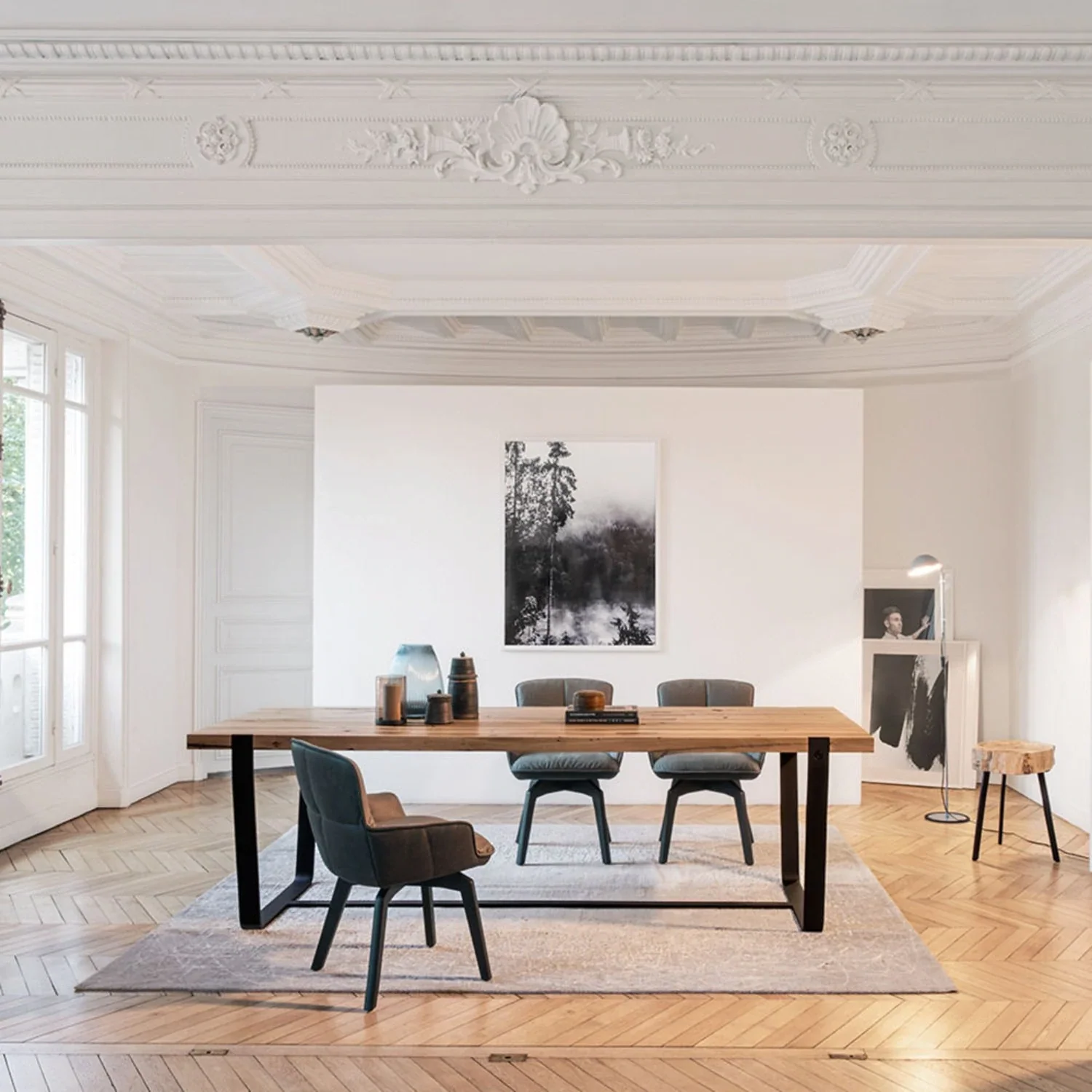 janua | bb 11 clamp table | oiled vintage oak 220x95cm - Image 10