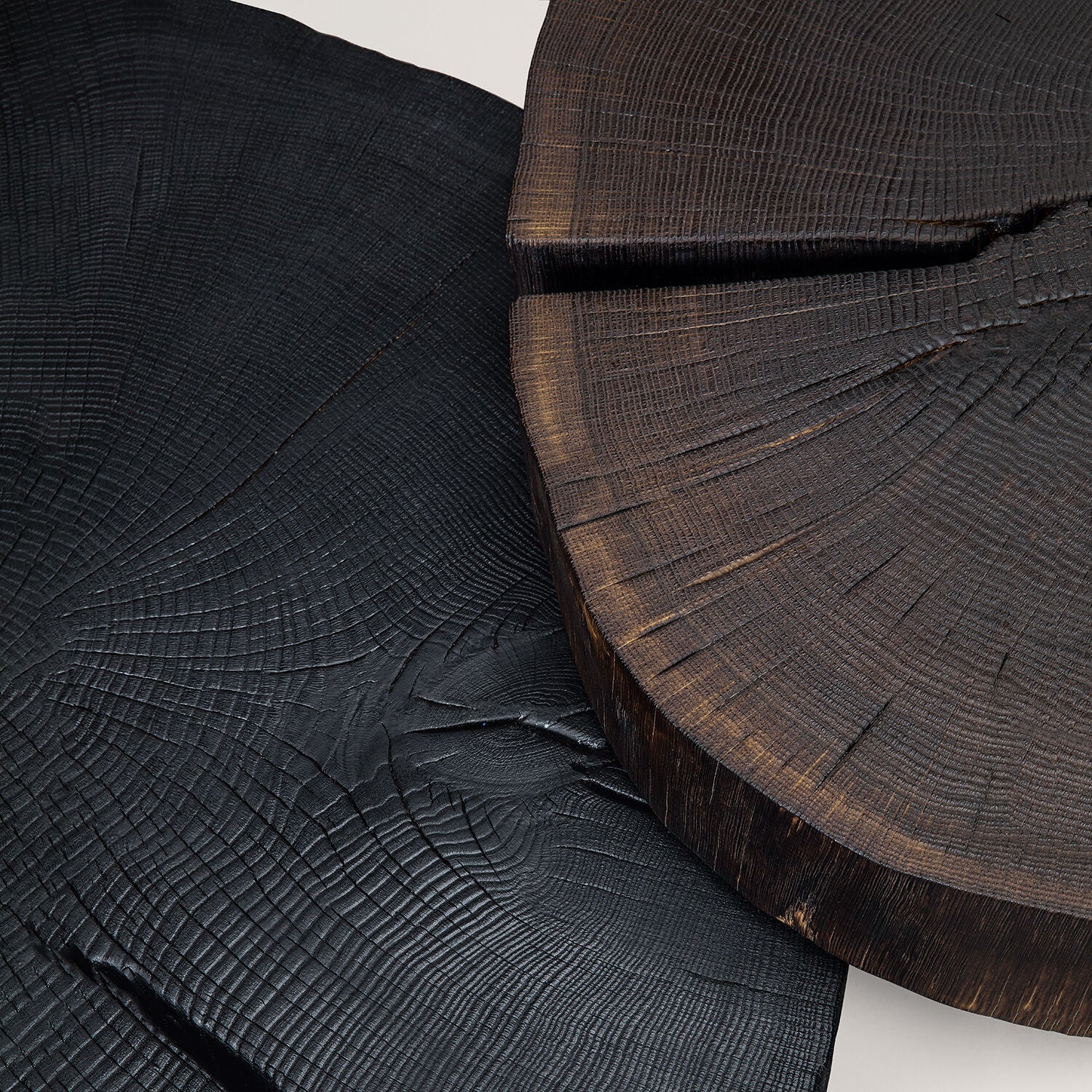 janua | bc 05 stomp table | 70-80cm | natural smoked oak raw - Image 4