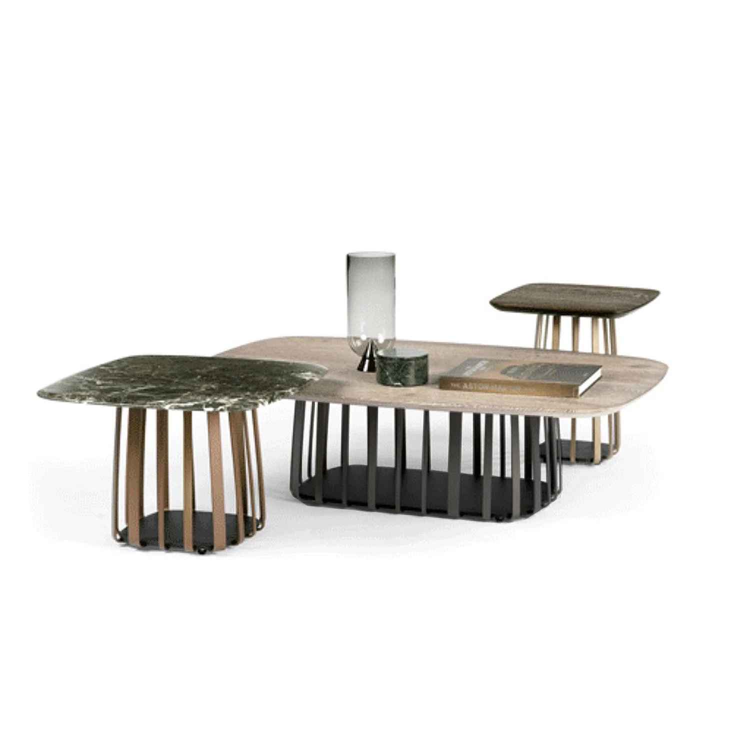 janua | bc 09 basket coffee table rectangular | white smoked oak + black base - Image 7