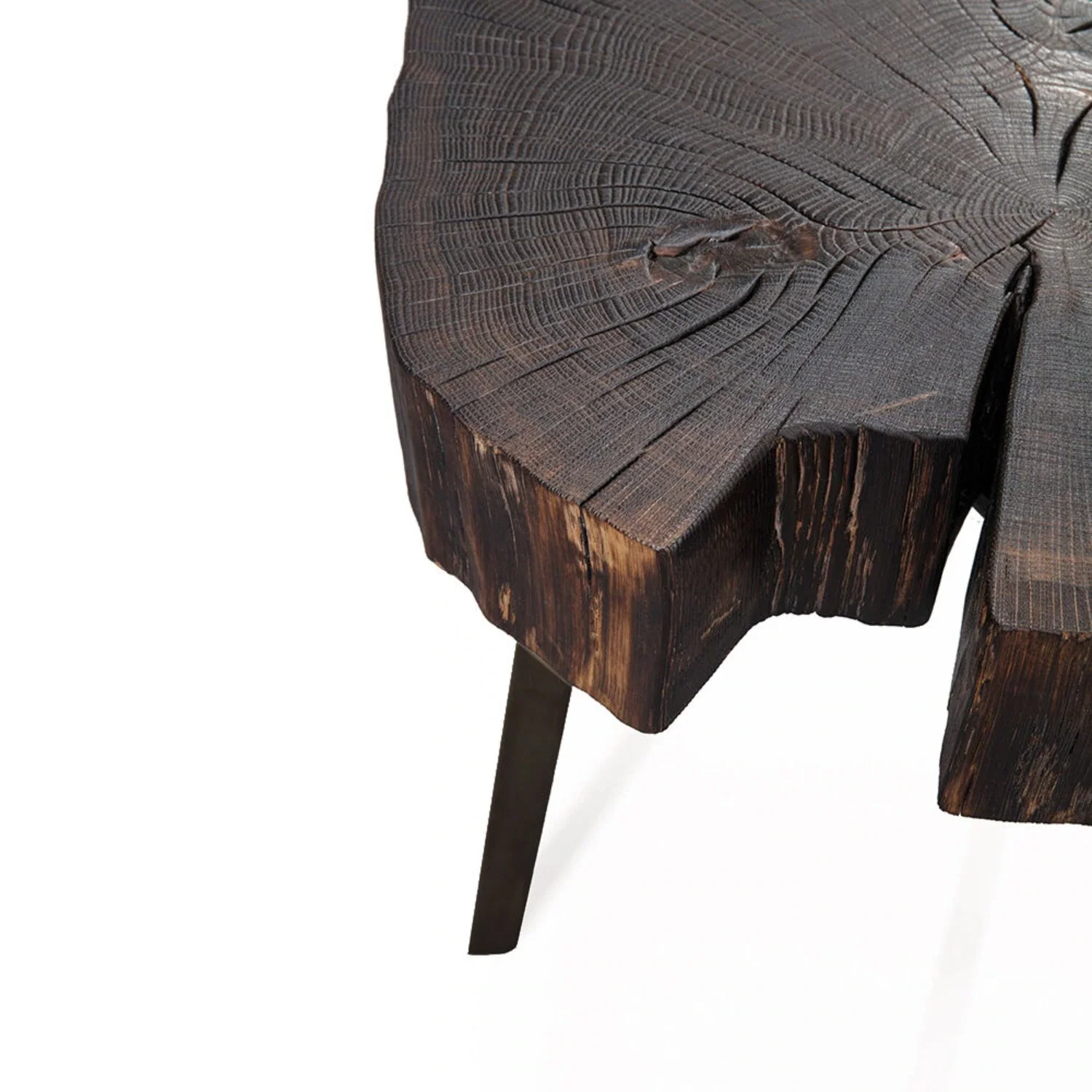 janua | bc 05 stomp table | 80-90cm | natural smoked oak raw - Image 3