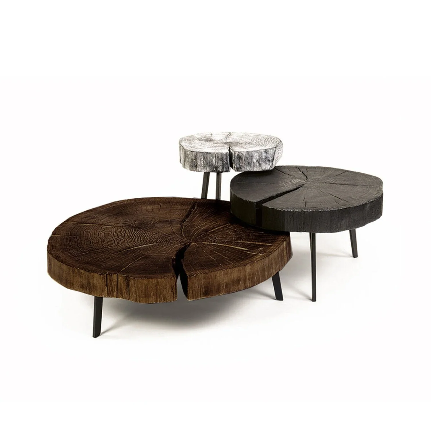 janua | bc 05 stomp table | 80-90cm | natural smoked oak raw - Image 4