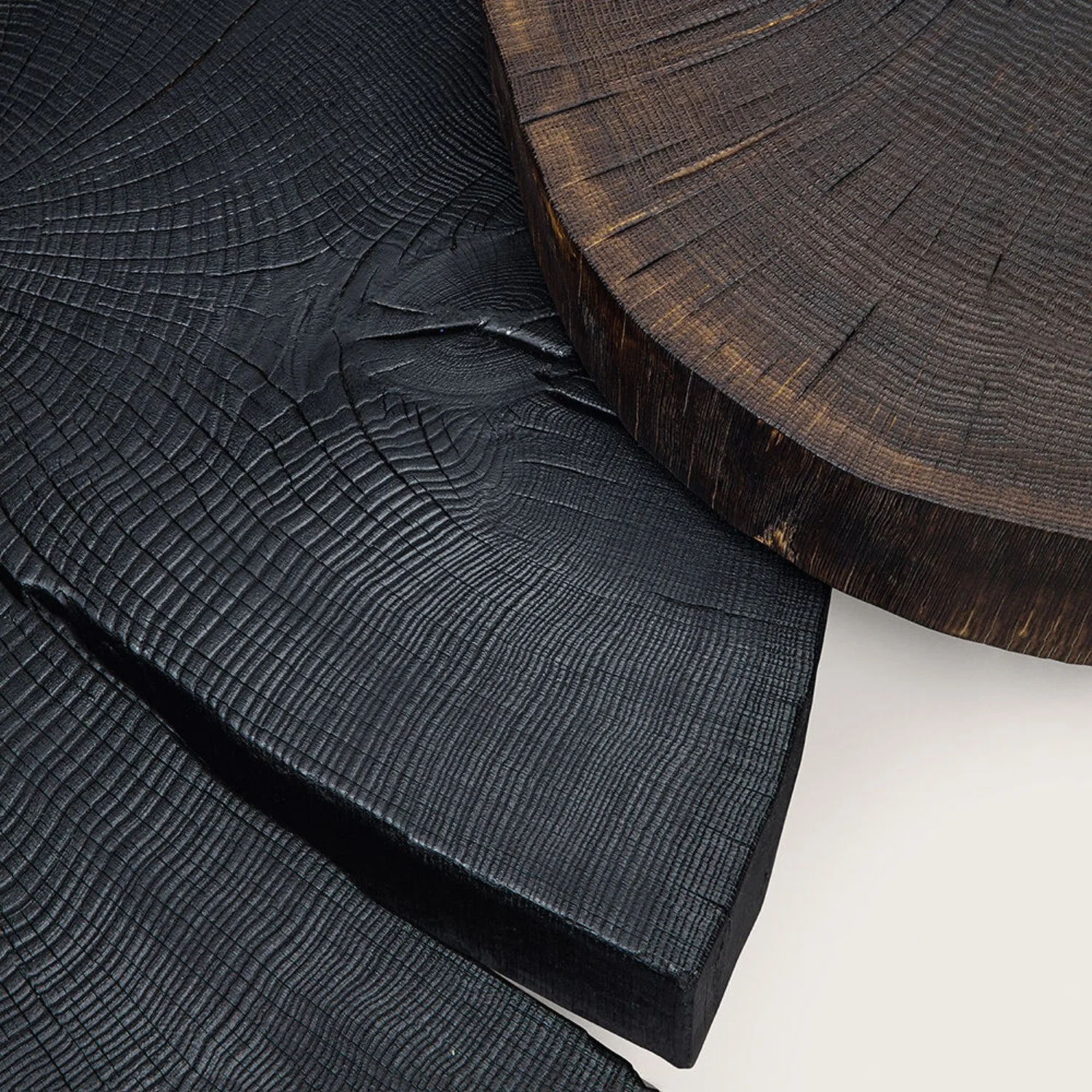 janua | bc 05 stomp table | 80-90cm | natural smoked oak raw - Image 7