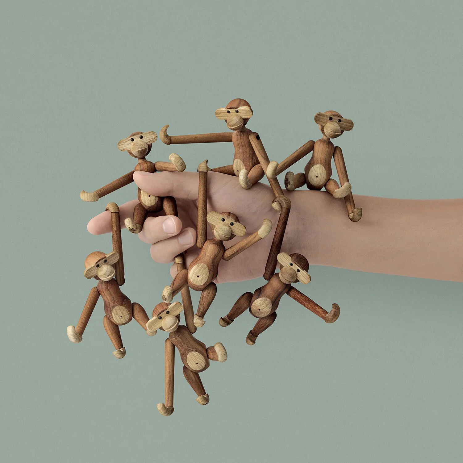 kay bojesen | monkey mini | teak + limba - Image 3
