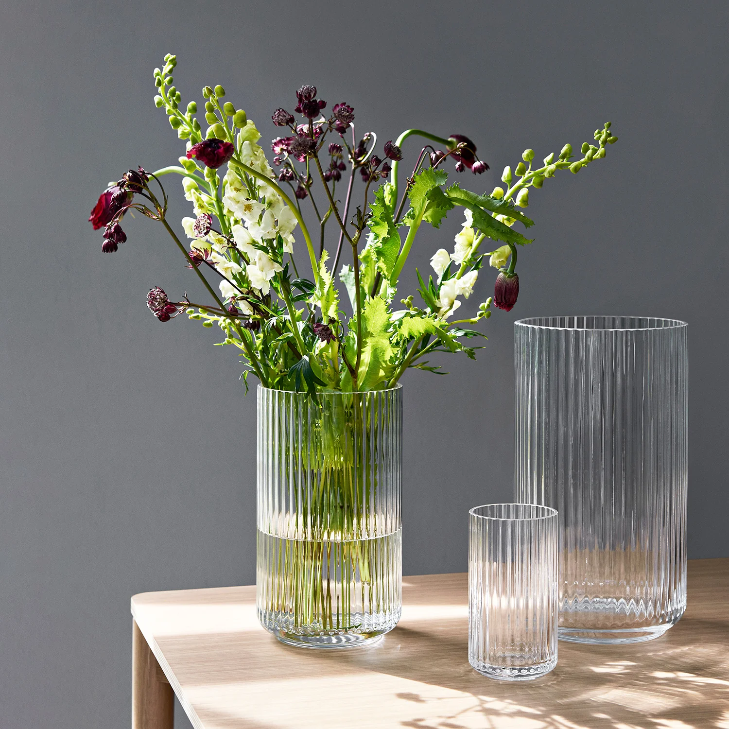 lyngby | glass vase 38cm | clear - LC - Image 4