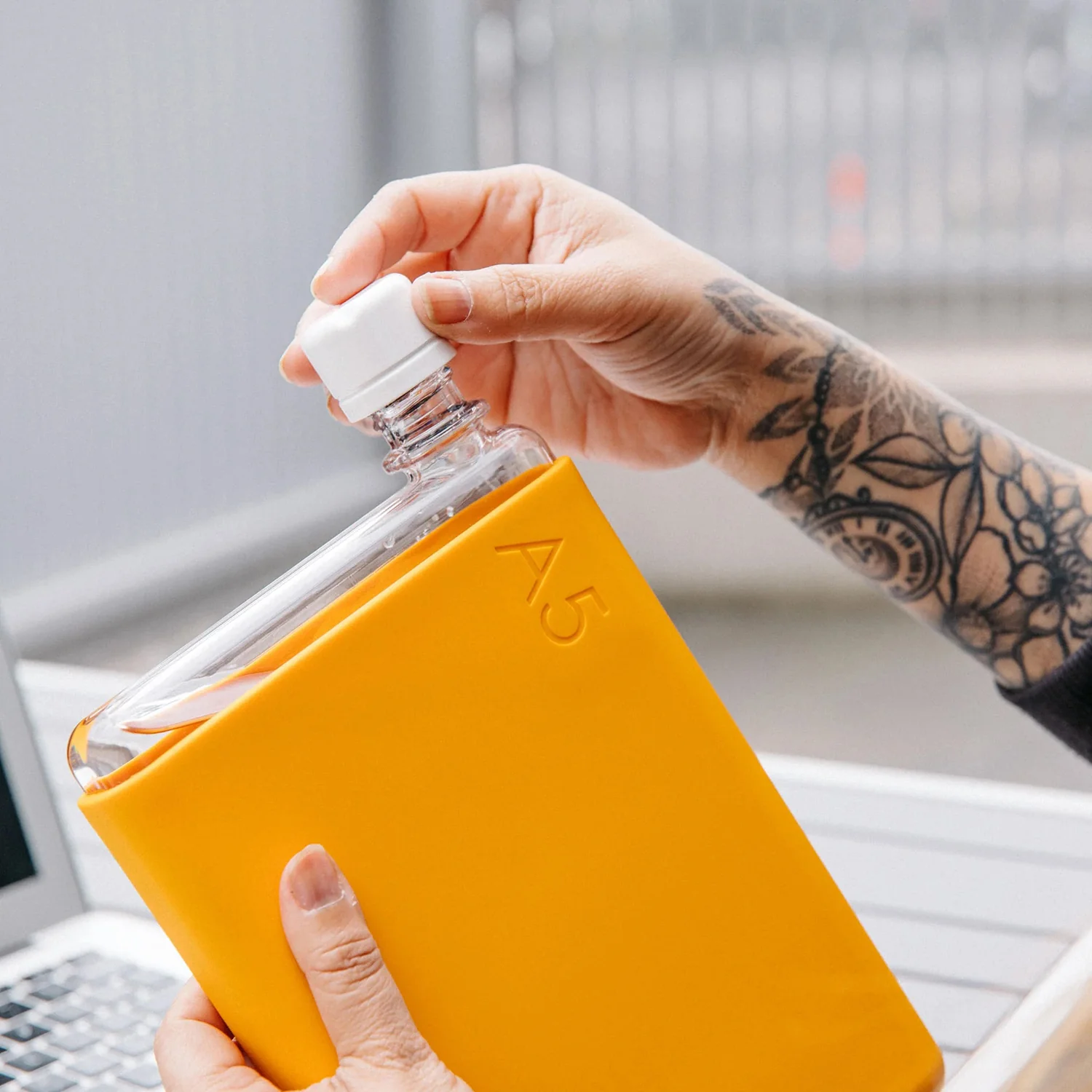memobottle | sleeve a5 silicone | mandarin - LC - Image 6