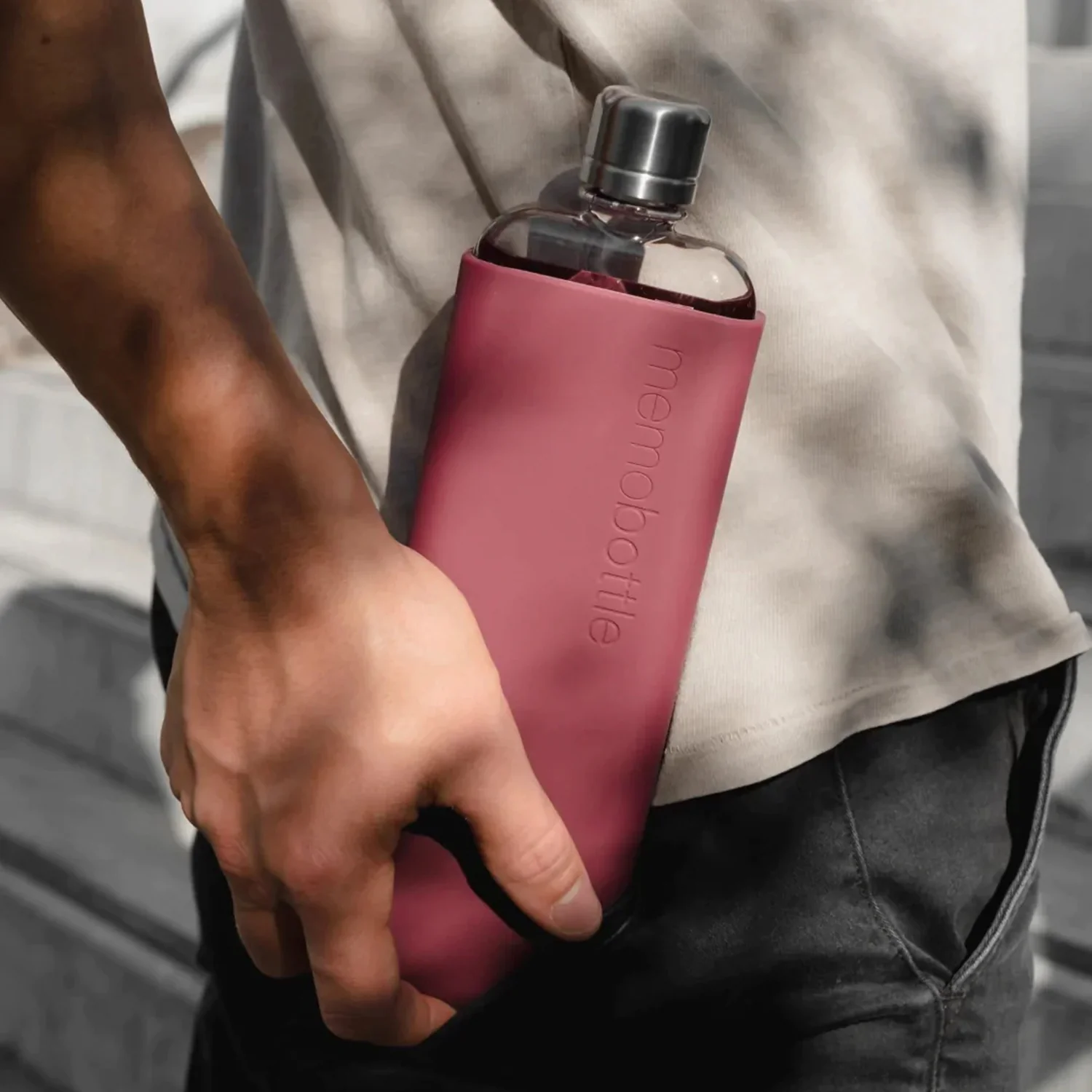 memobottle | sleeve slim silicone | wild plum - LC - Image 2