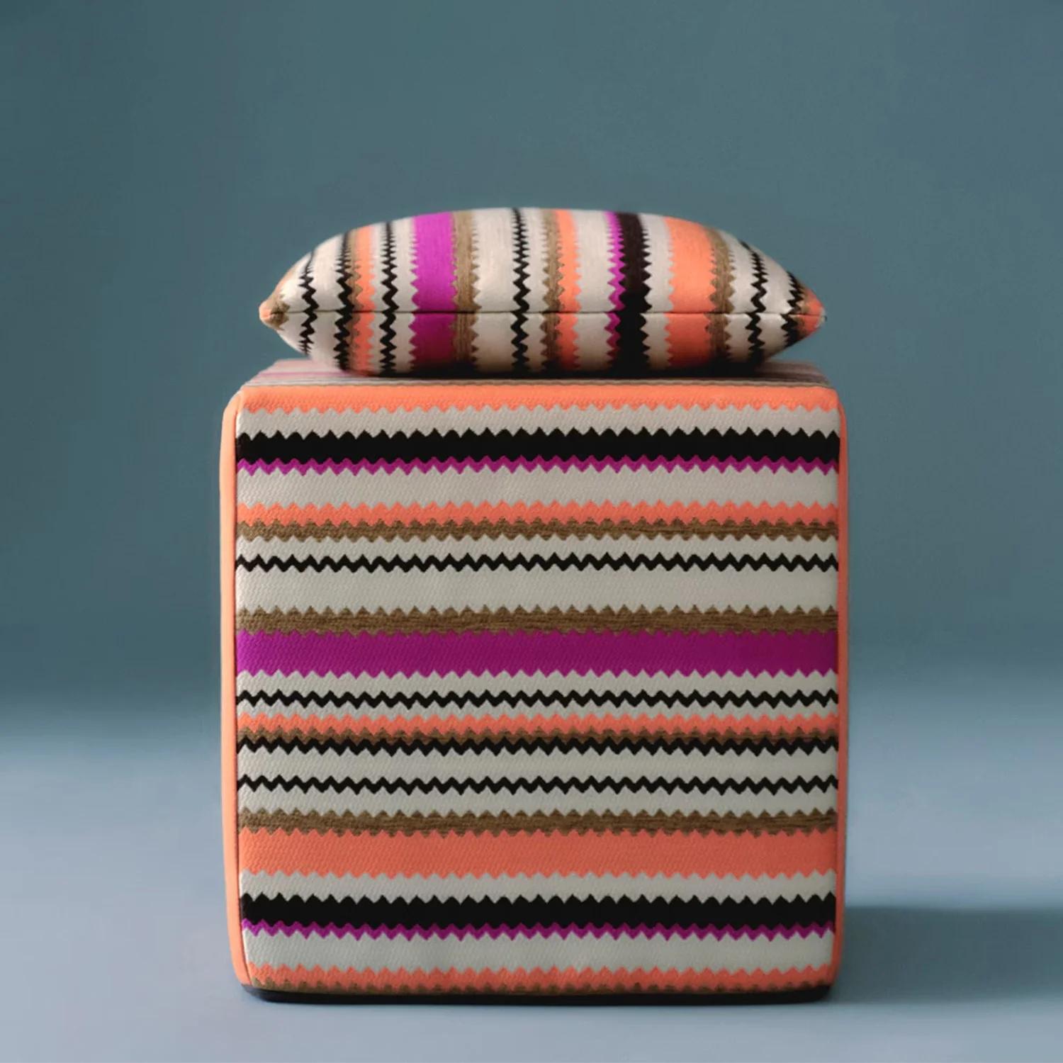 missoni home | cancun chevron outdoor cushion 60cm | colour 159 - DC - Image 3