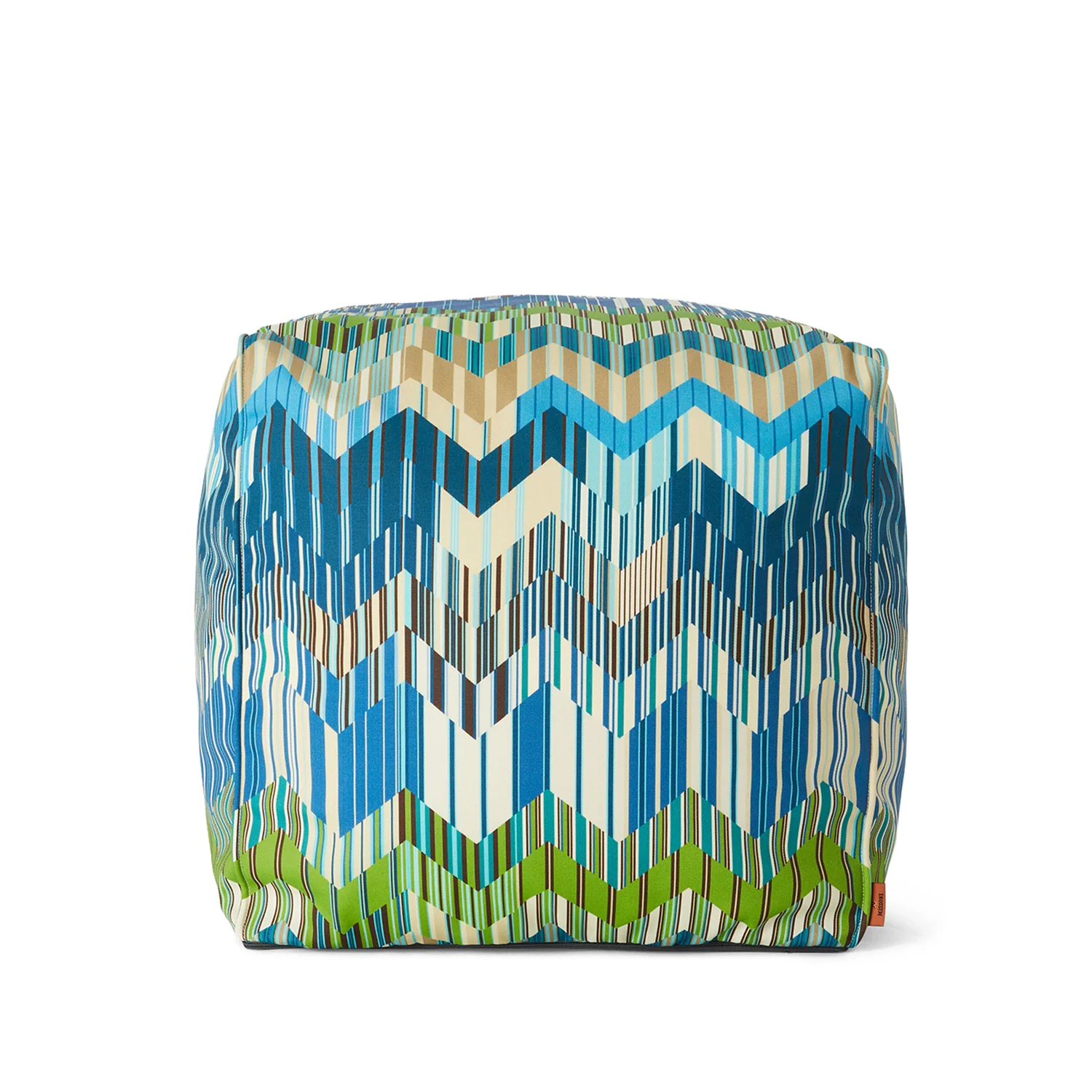 missoni home | costiera outdoor soft cube pouf | colour 174 - DC