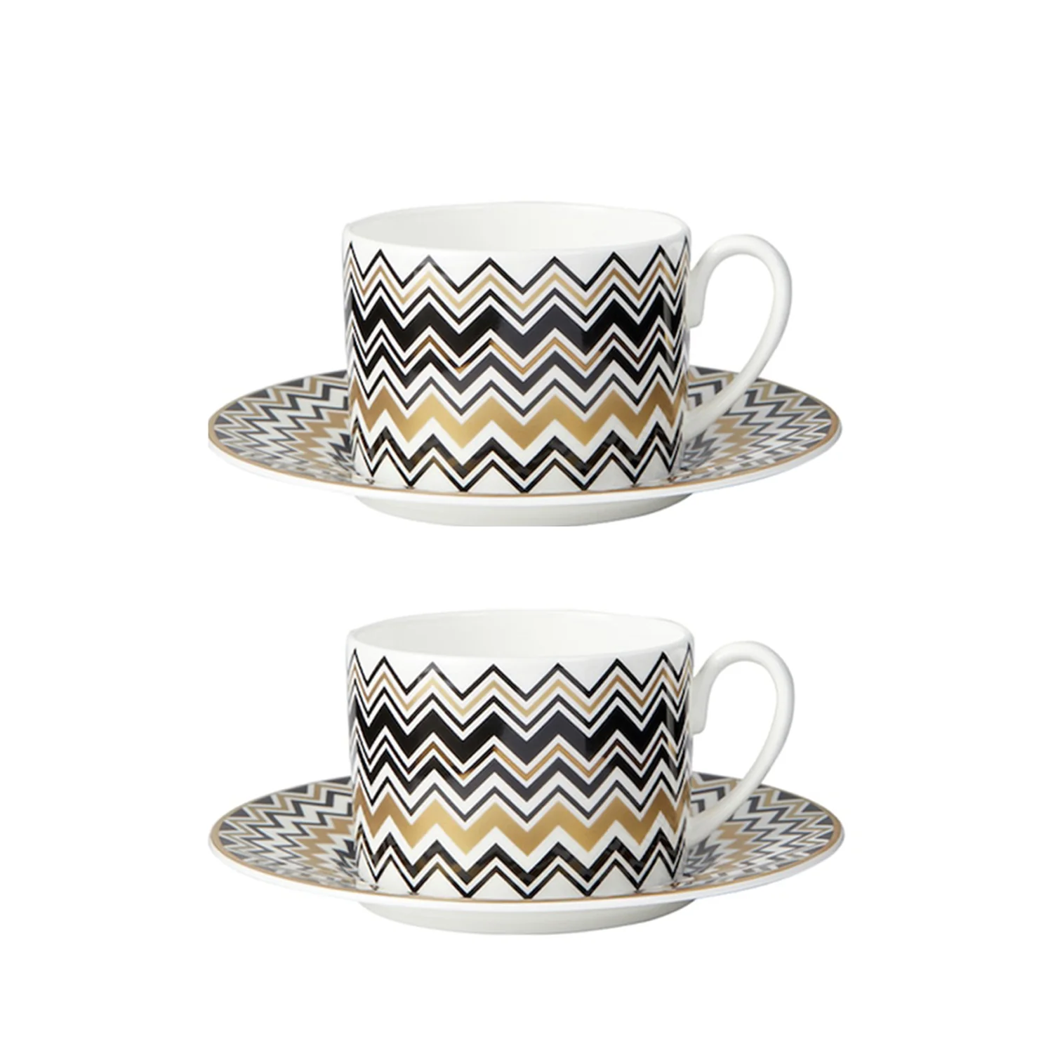 missoni home | zig zag tea cup set | gold - DC - Image 4