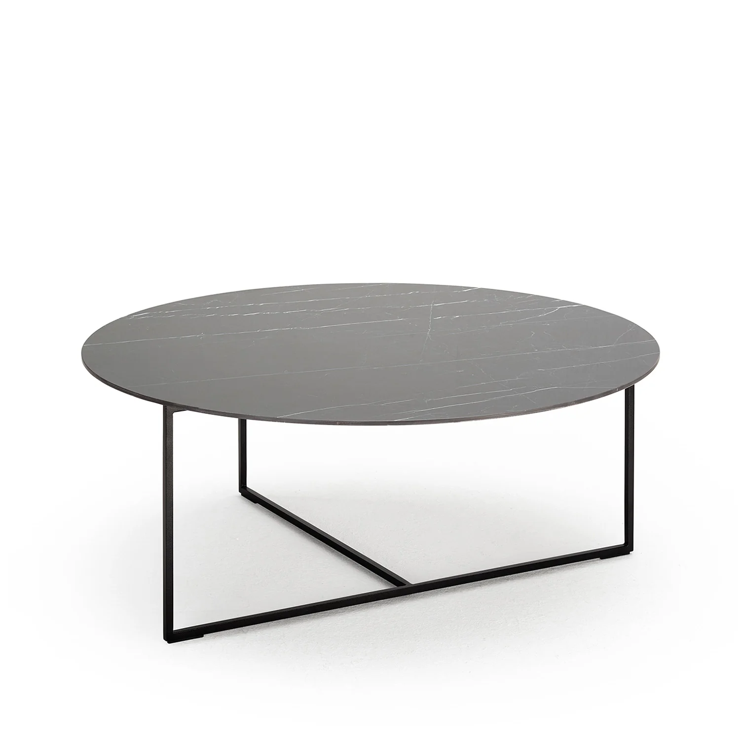 moeller design | CARRY coffee table | white calacatta ceramic + gold frame - Image 9