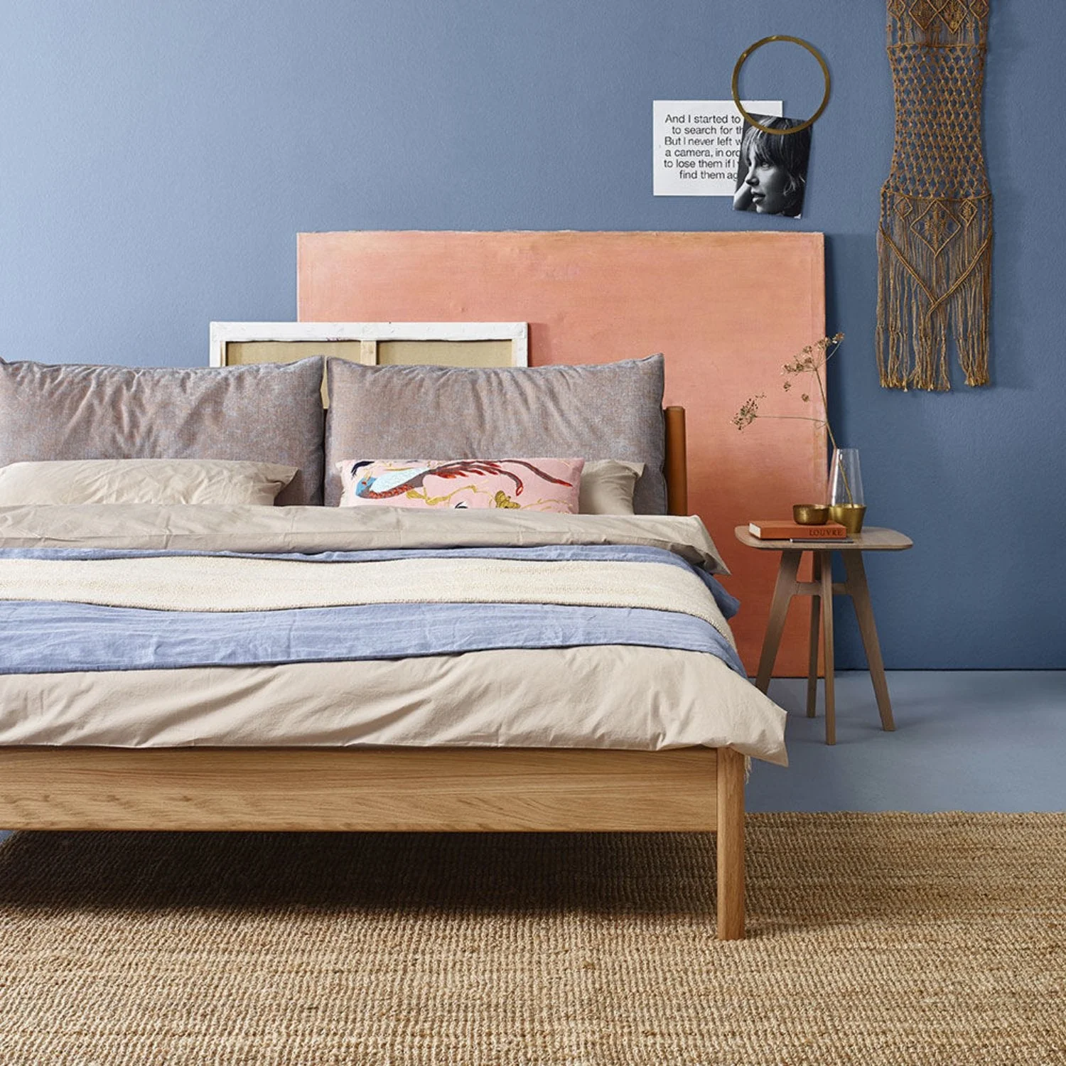 moeller design | LIV king bed | oak + whisky leather - Image 11