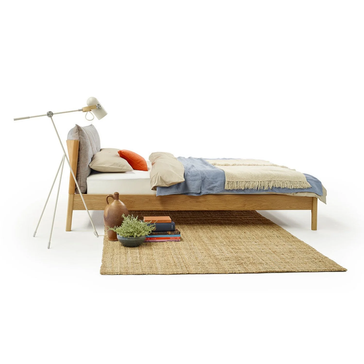 moeller design | LIV king bed | oak + whisky leather - Image 6