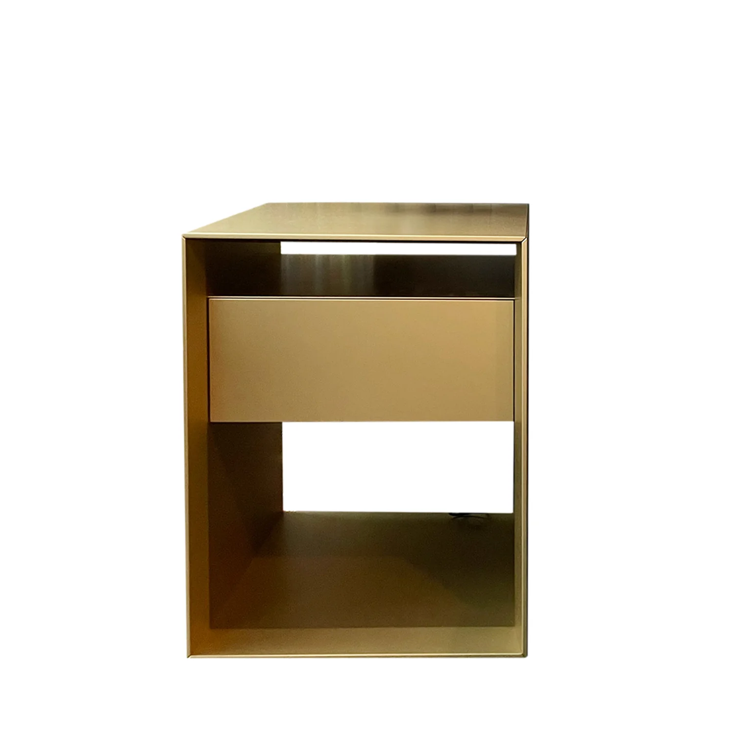 moeller design | RAG BOX K40 | chest with 1 drawer | metallic gold - Image 3