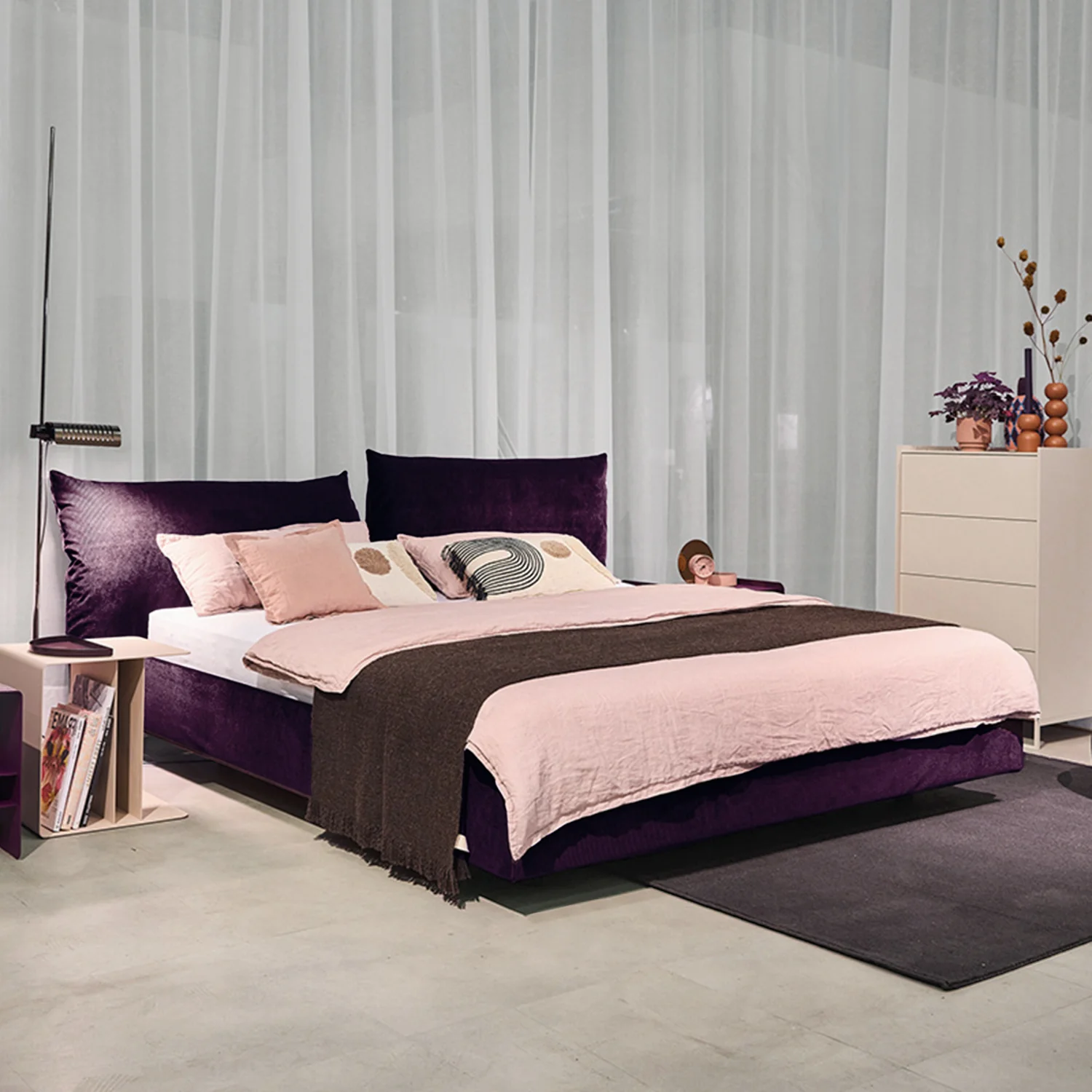 moeller design | ROSE queen bed + adjustable backrest | coco 537 - Image 2