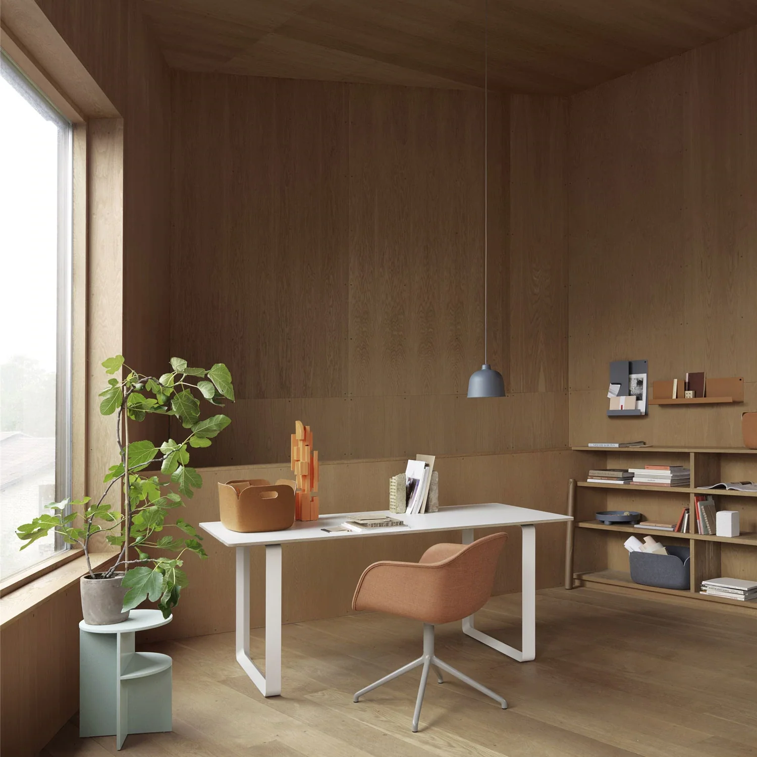 muuto | 70/70 table | white laminate + white base 255x108cm - Image 6