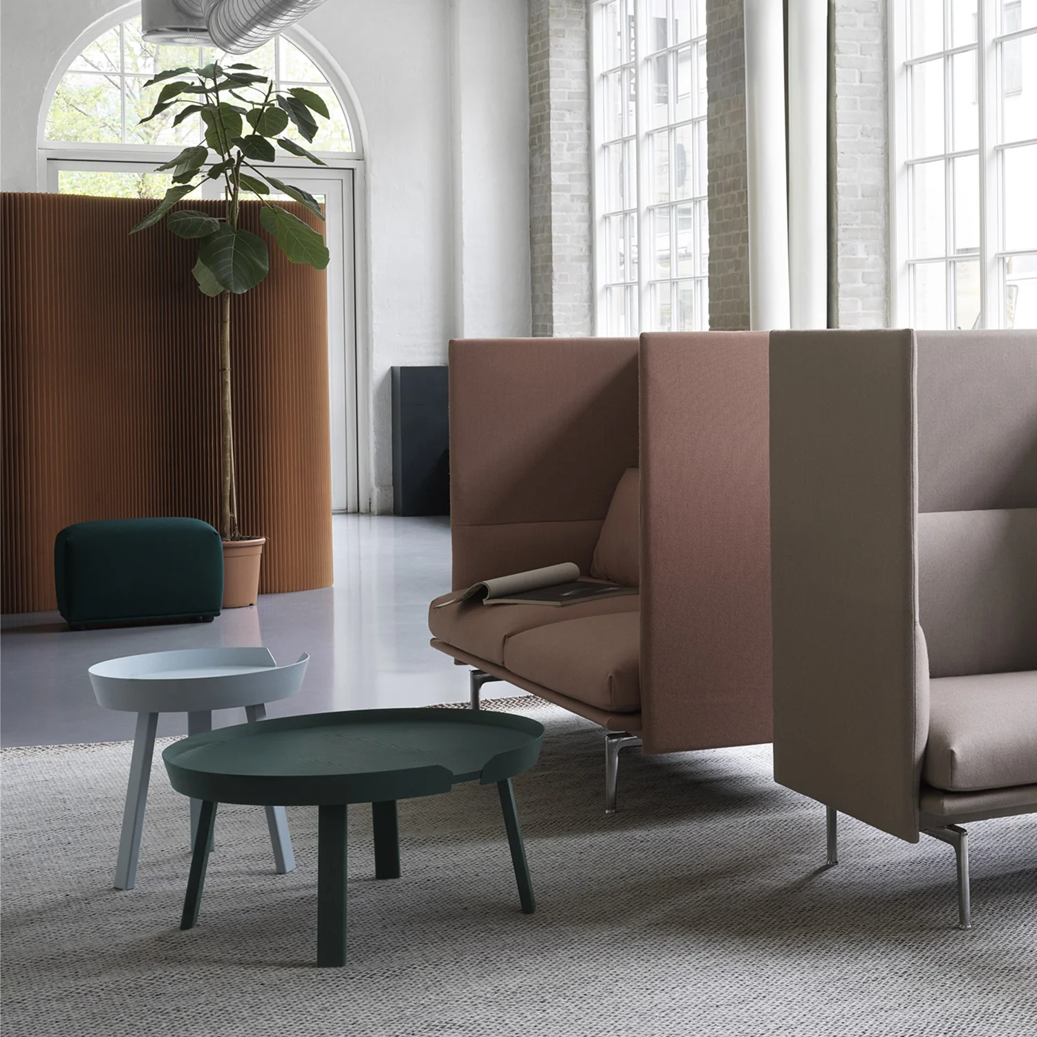 muuto | around coffee table | large dark green - Image 5