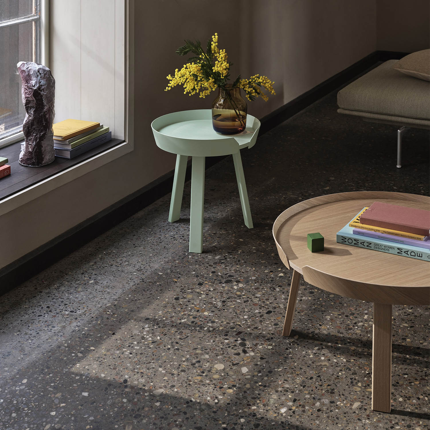 muuto | around coffee table | small dusty green - Image 2