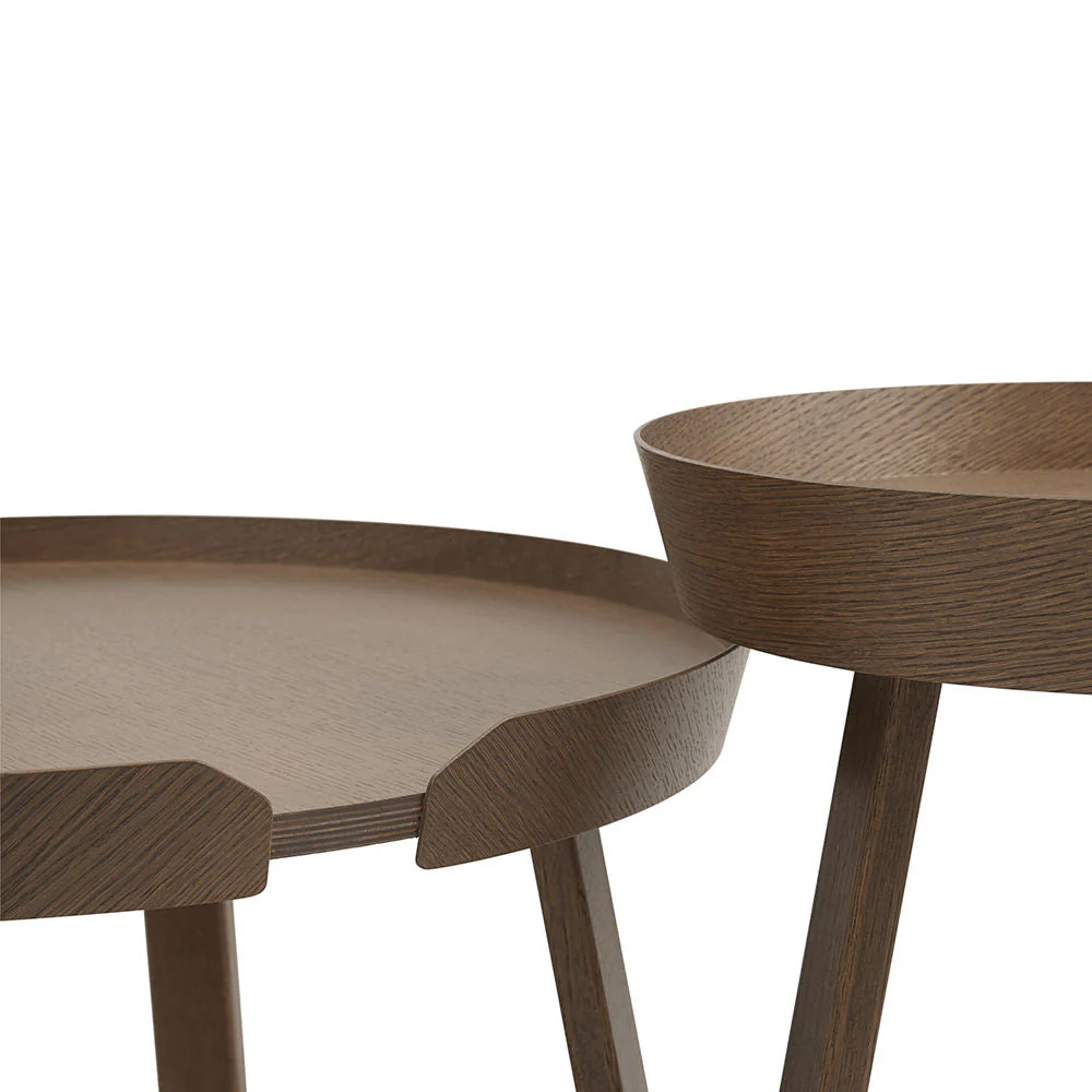 muuto | around coffee table | small stained dark brown - Image 3