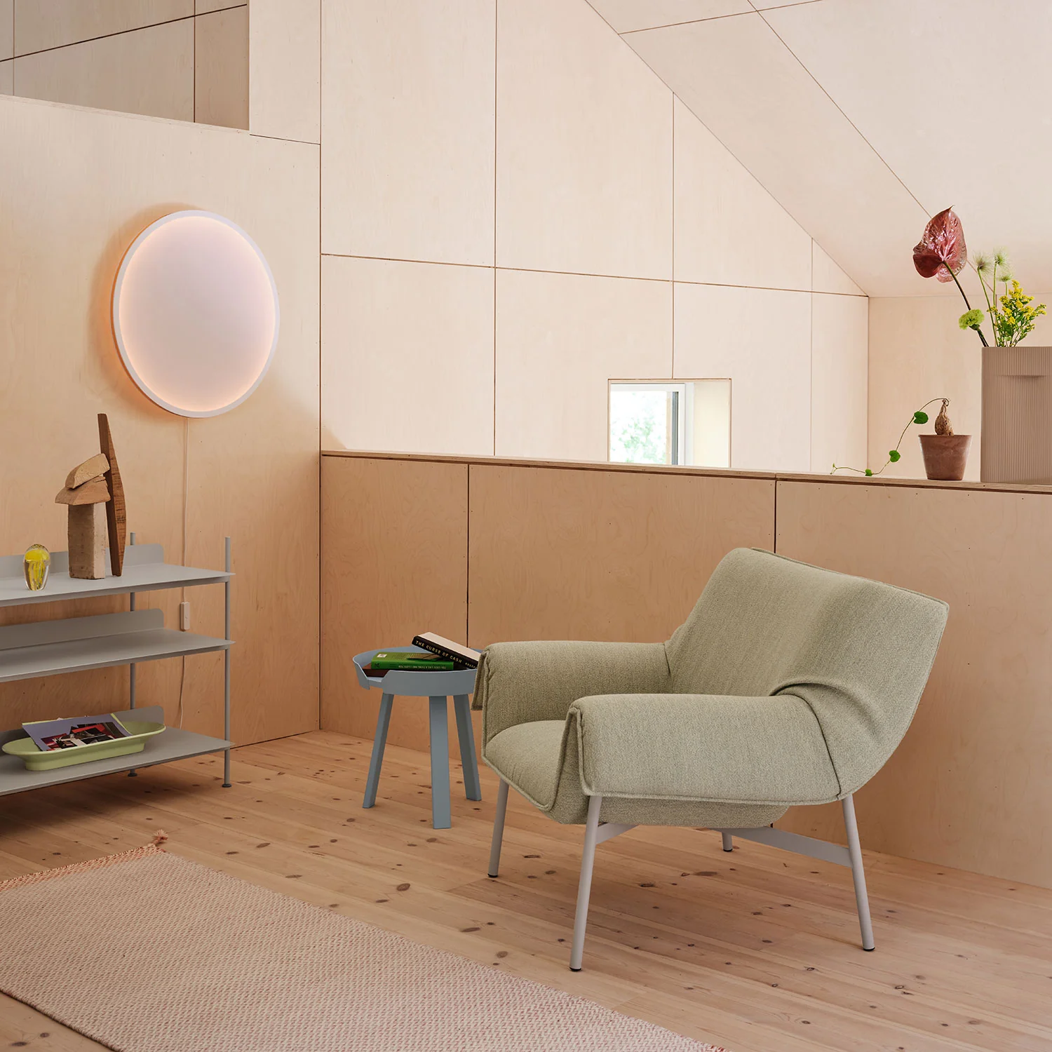 muuto | calm wall lamp | 90 cm | white grey - Image 6