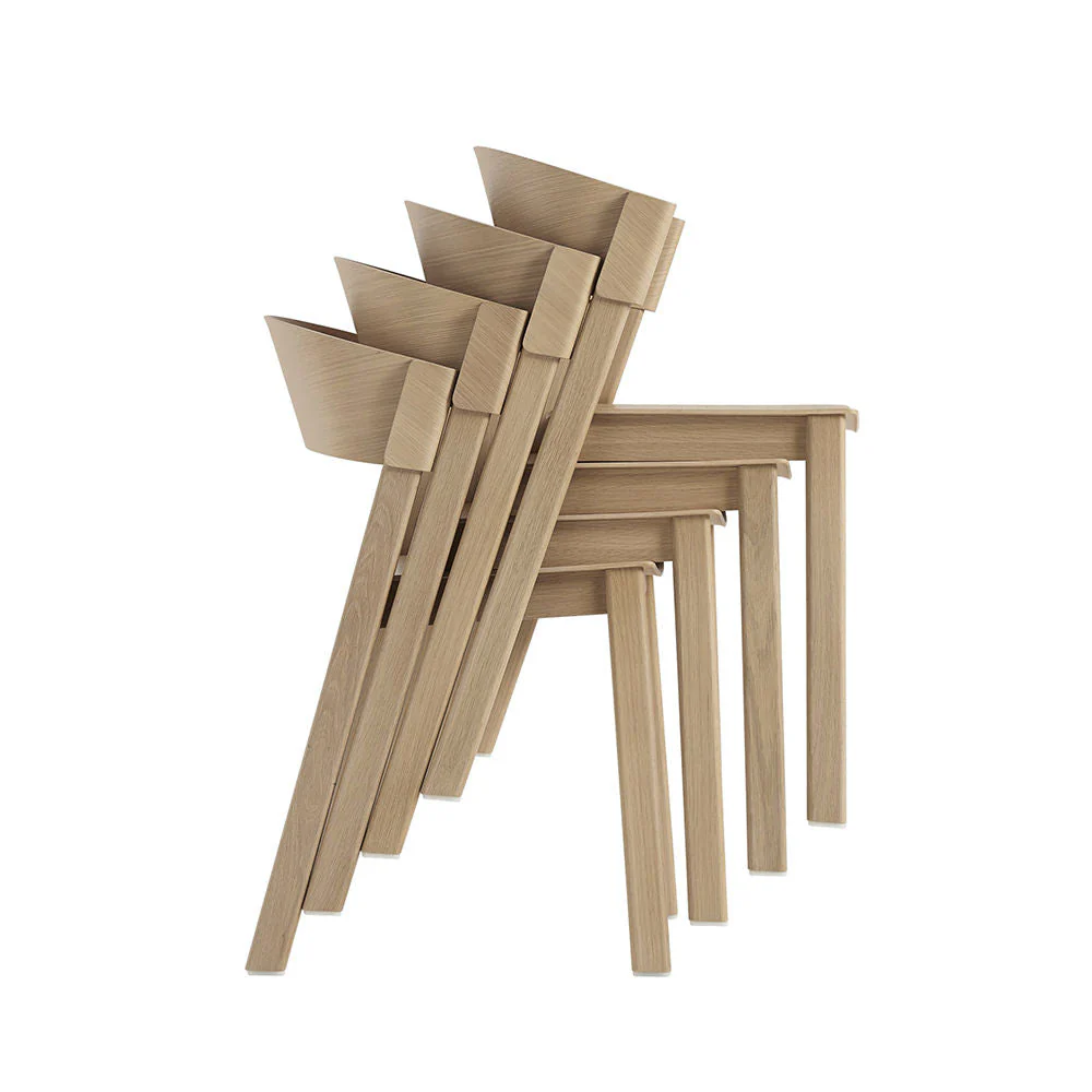 muuto | cover side chair | oak - Image 5