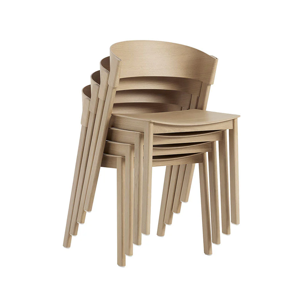 muuto | cover side chair | oak - Image 6