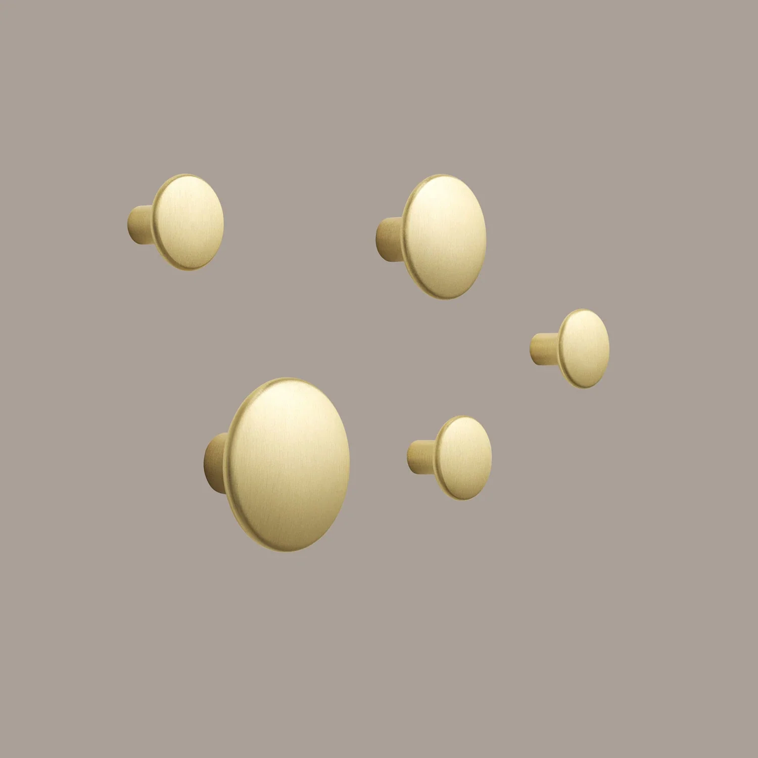 muuto | dots metal | brass set of 5 - Image 4