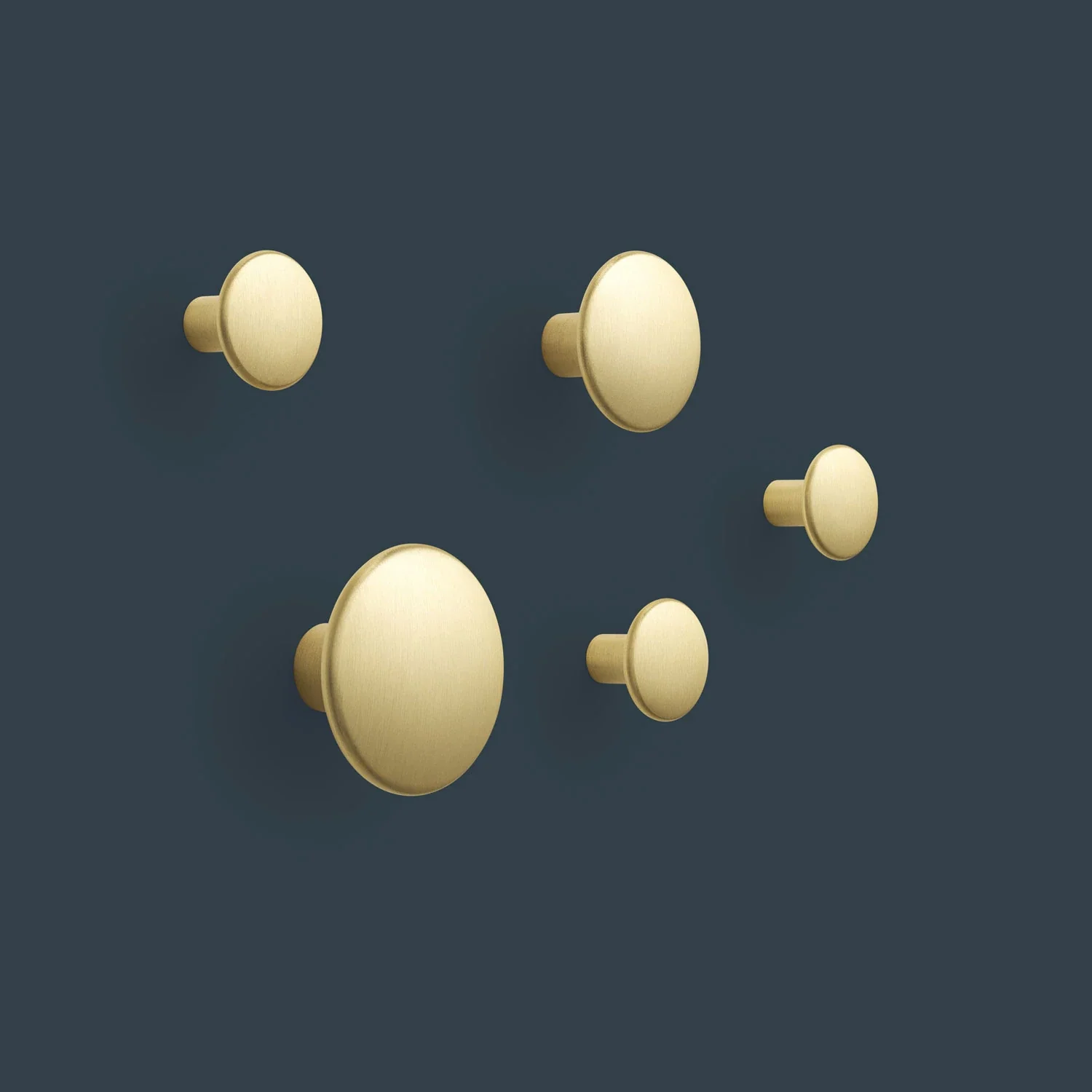 muuto | dots metal | brass set of 5 - Image 5