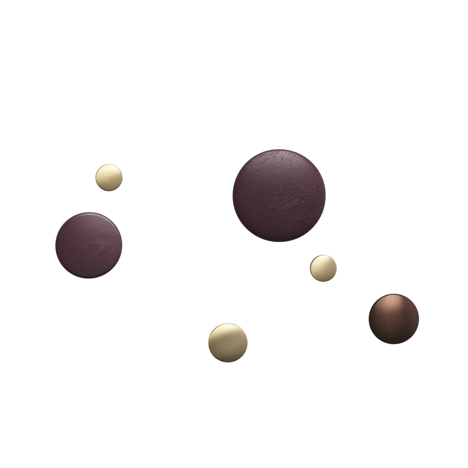 muuto | dots wood | burgundy - DC - Image 6