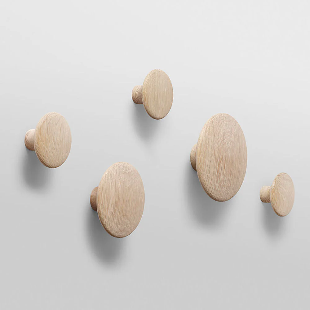muuto | dots wood | oak | set of 5 - Image 3