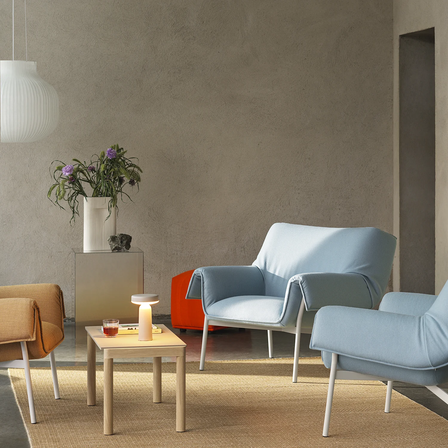 muuto | ease portable lamp | grey - Image 2