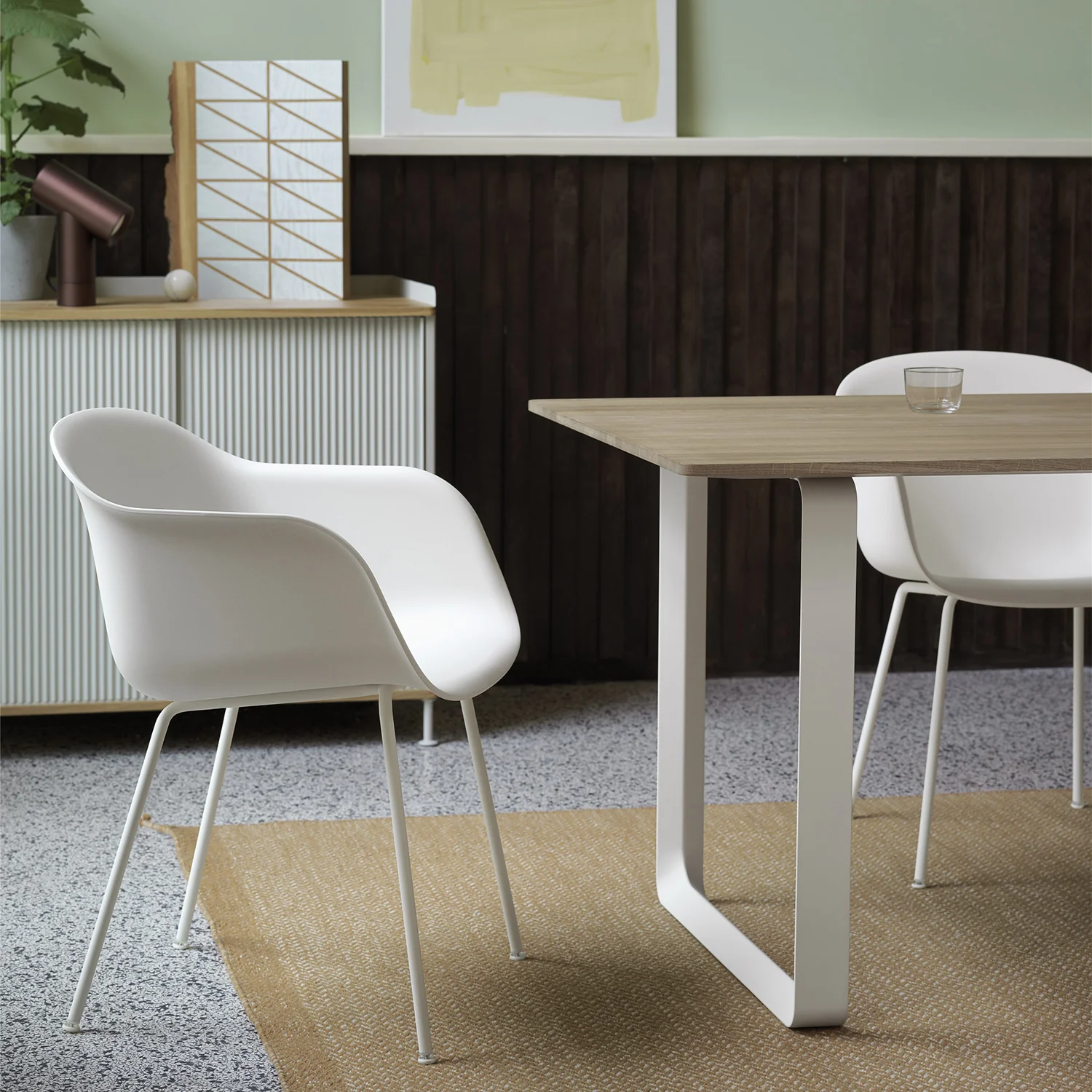 muuto | enfold sideboard tall | dusty green + oiled oak - Image 7