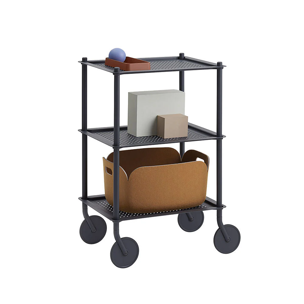 muuto | flow trolley 3 layer | blue grey - Image 3