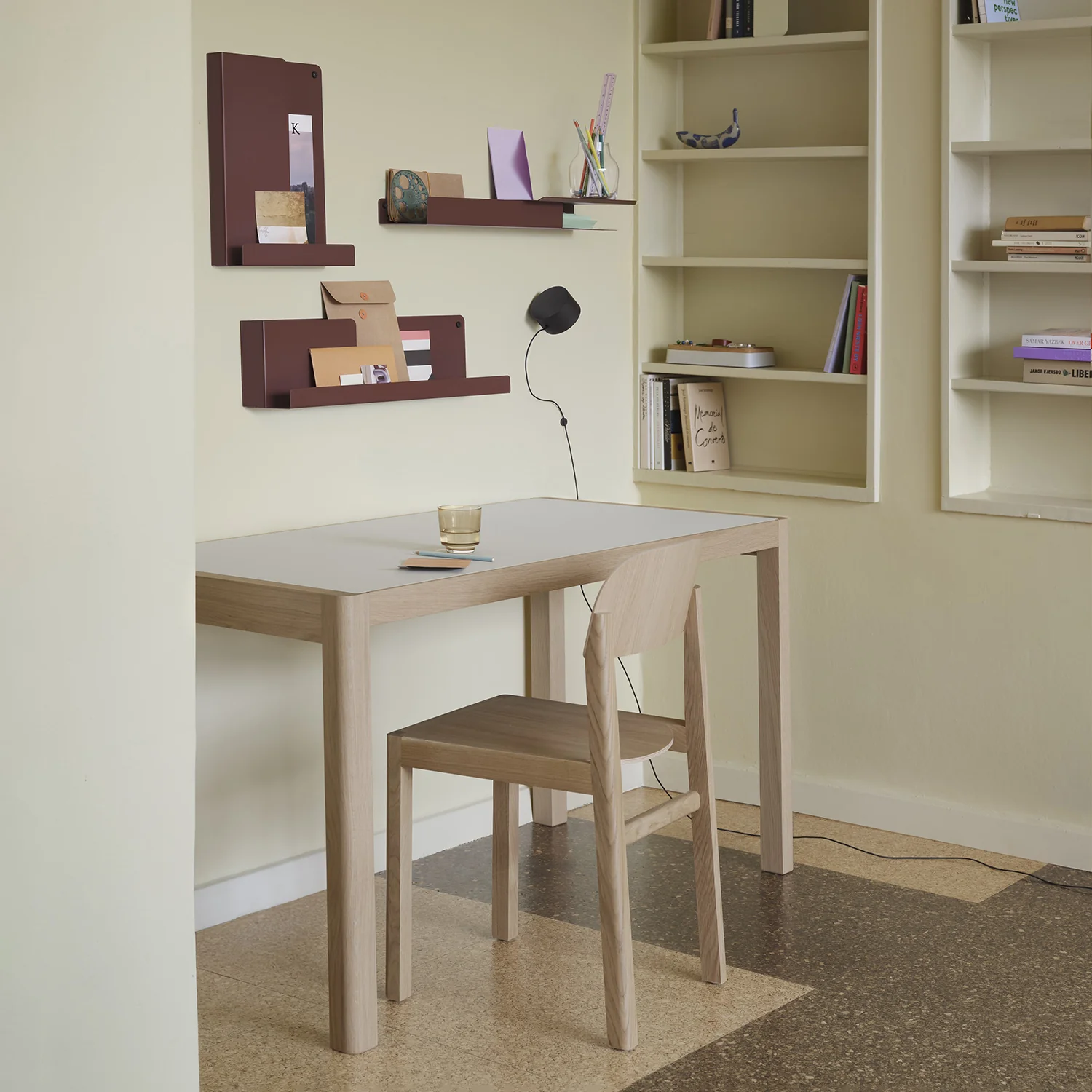 muuto | folded shelves | platform 62cm | deep red - Image 4