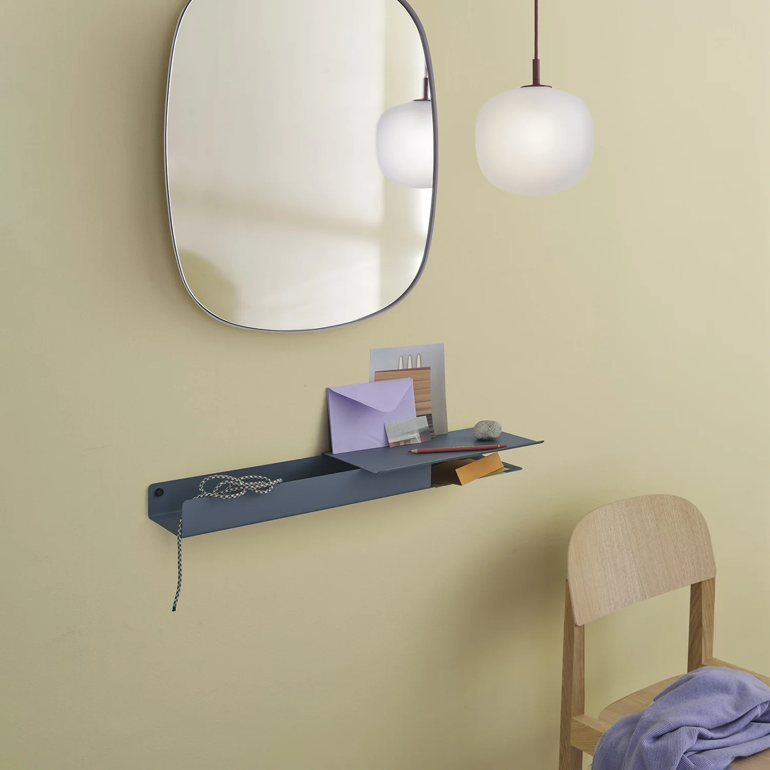 muuto | folded shelves | platform 62cm | olive - Image 3