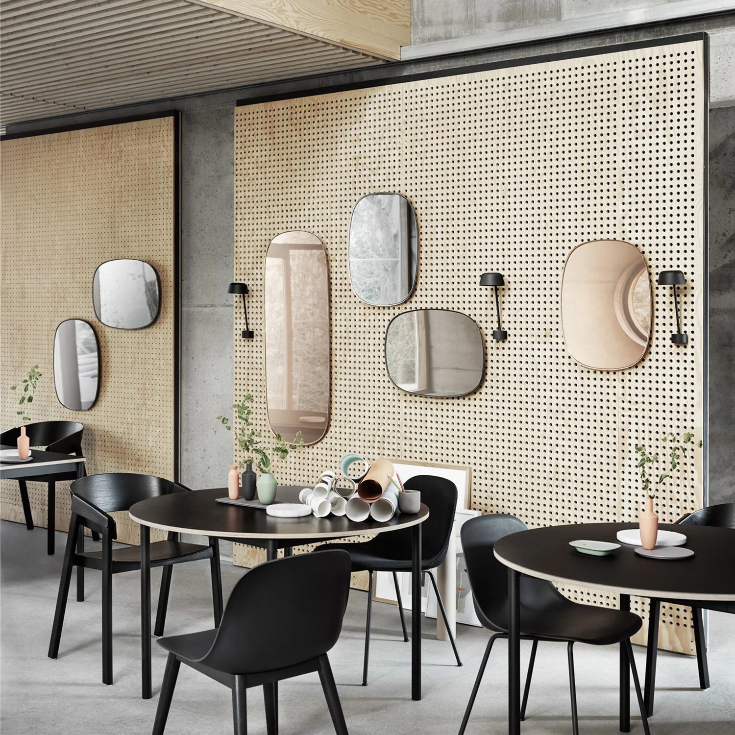 muuto | framed mirror | grey + clear glass | large - Image 10