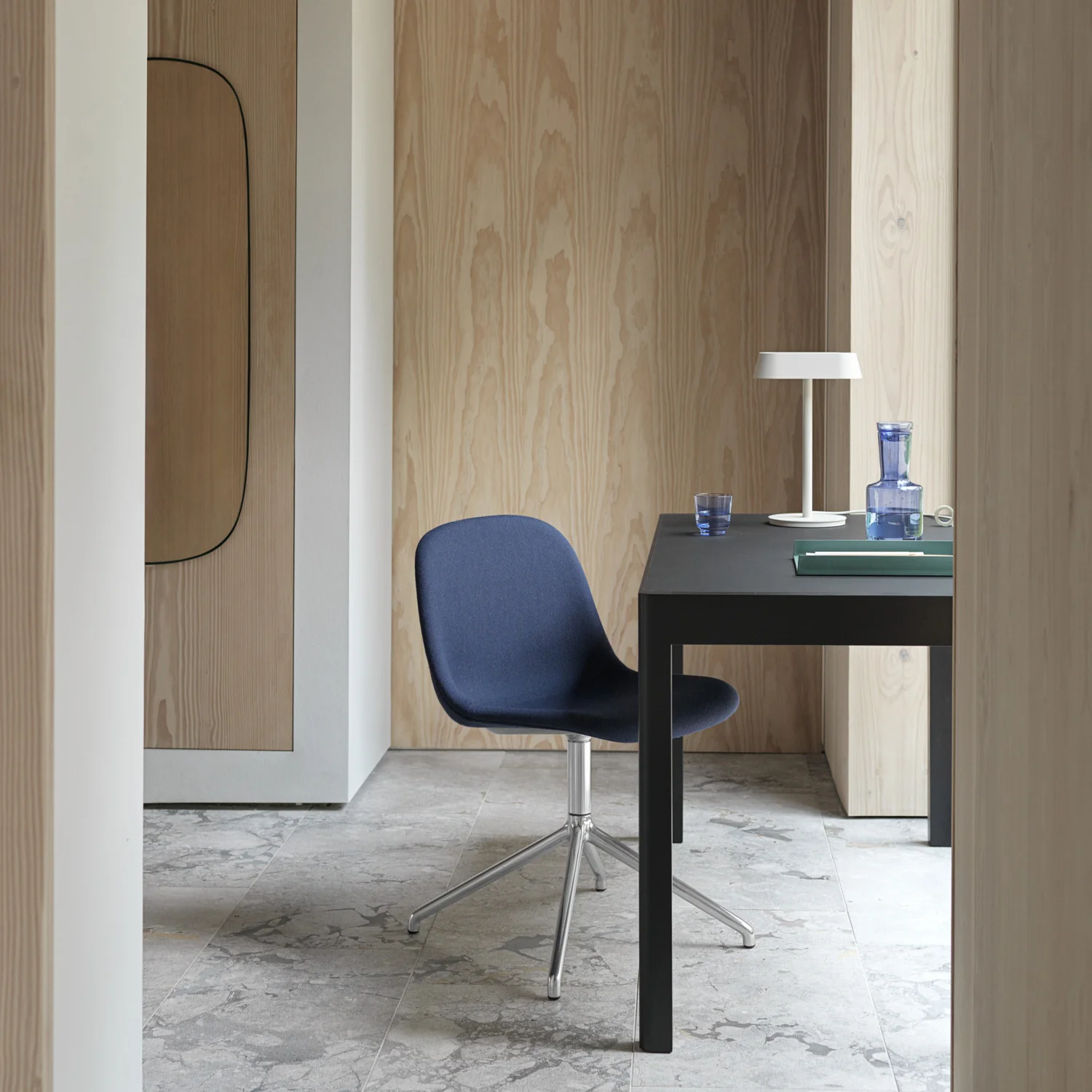 muuto | framed mirror | grey + clear glass | large - Image 9