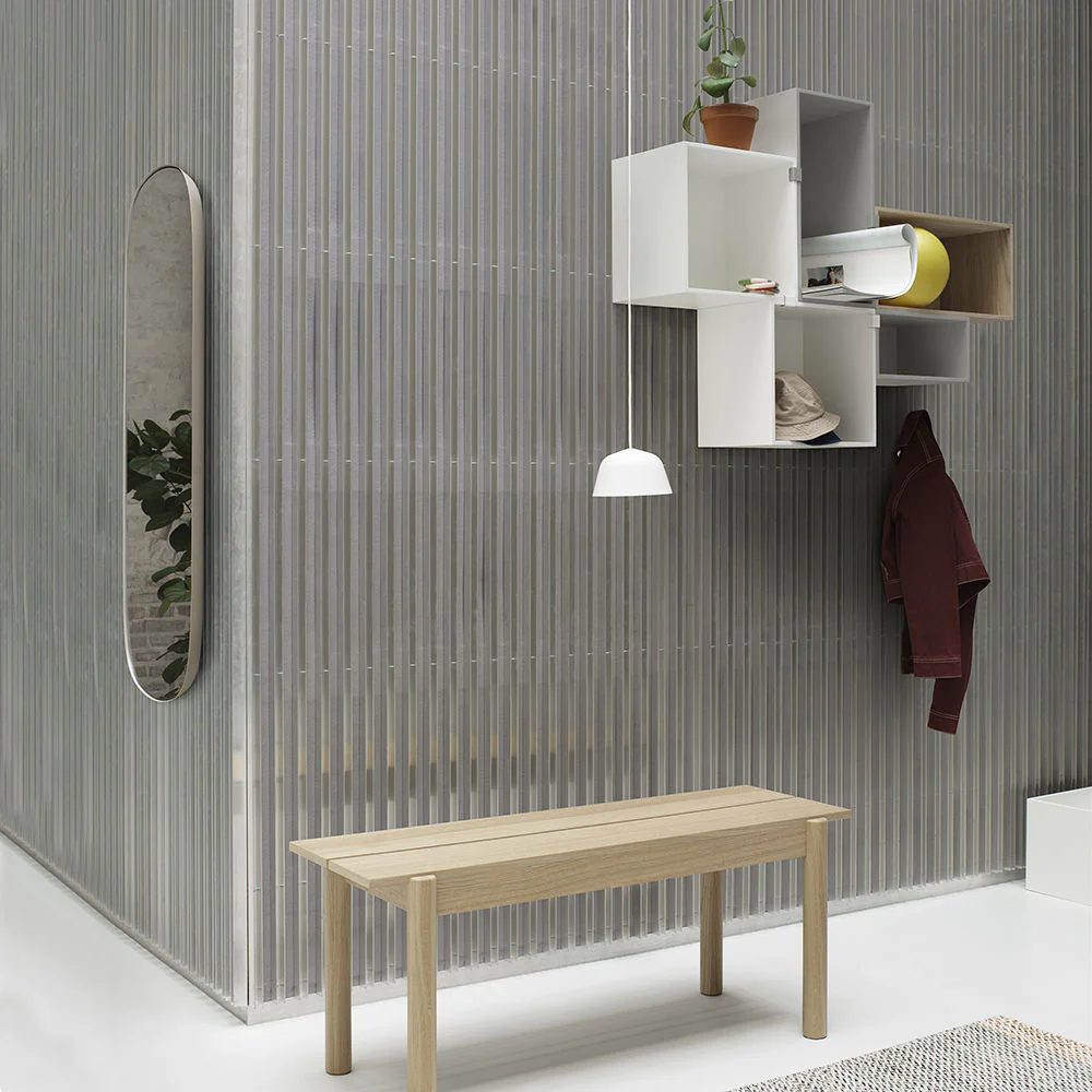 muuto | framed mirror | taupe + clear glass | large - Image 6