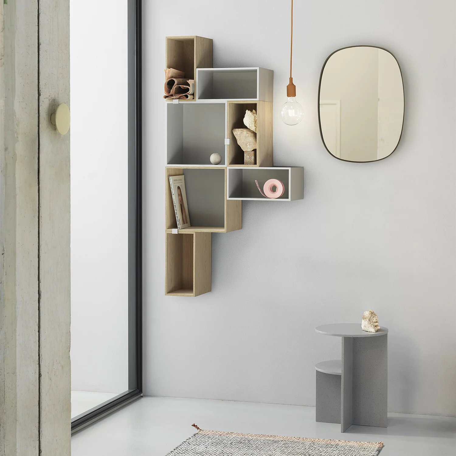 muuto | framed mirror | dark green + clear glass | small - Image 7