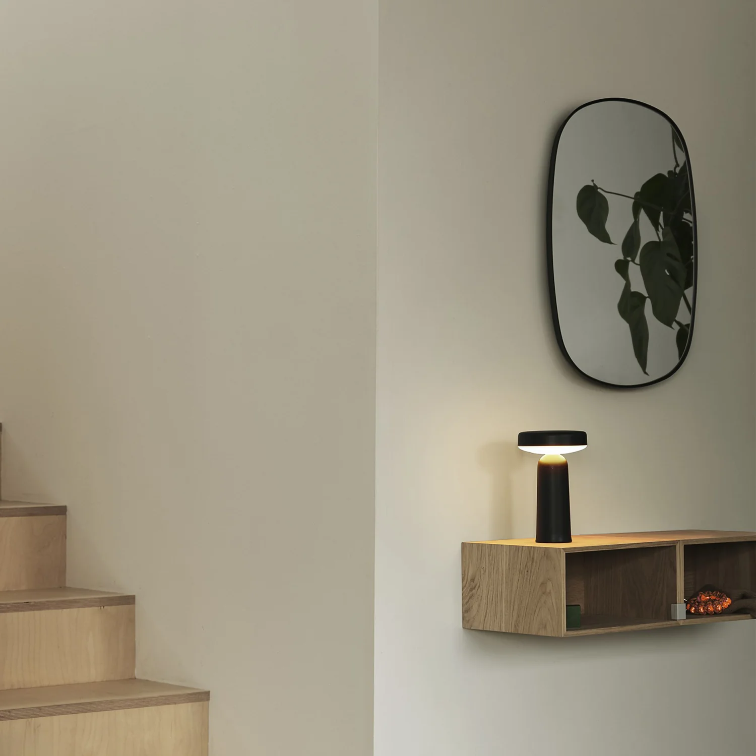 muuto | framed mirror | dark green + clear glass | small - Image 6