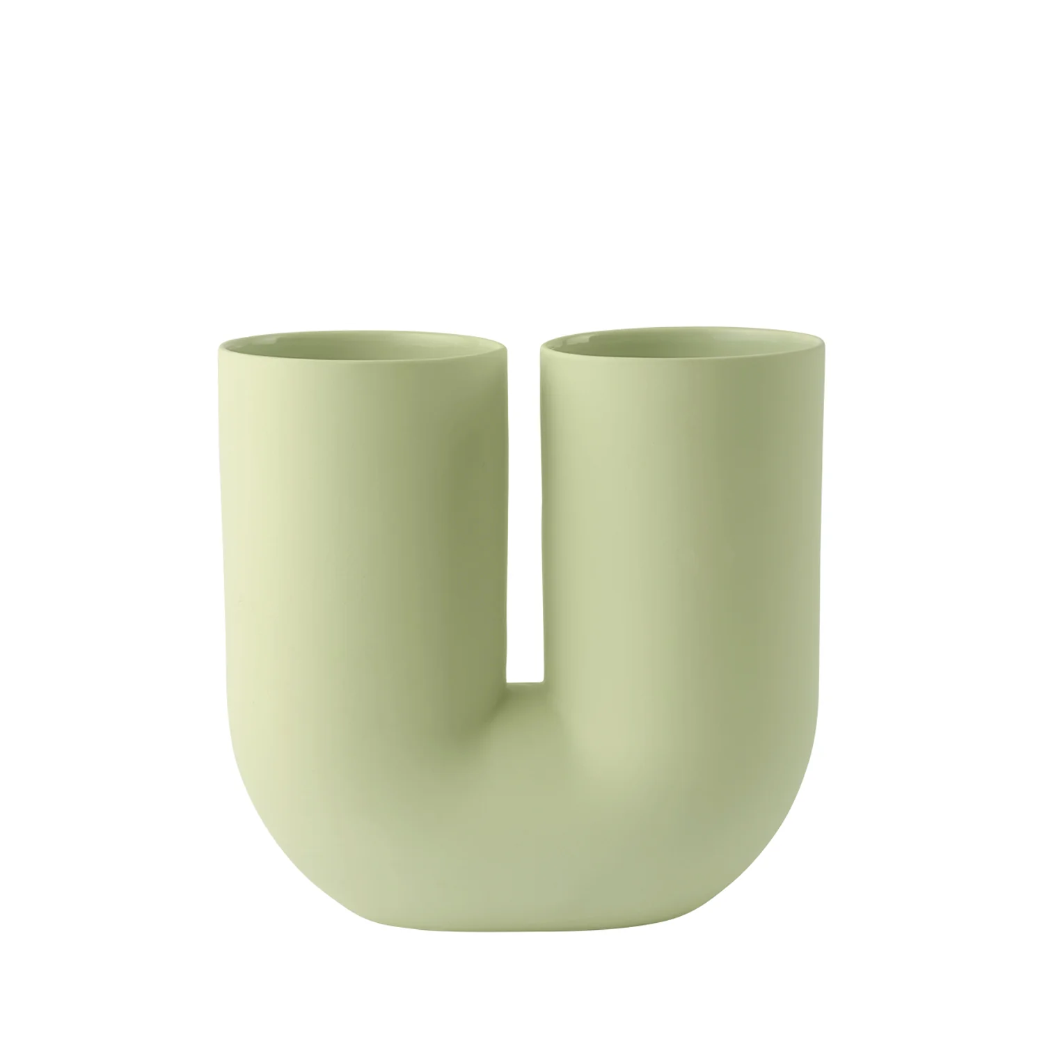 muuto | kink vase | light green earthenware 26cm