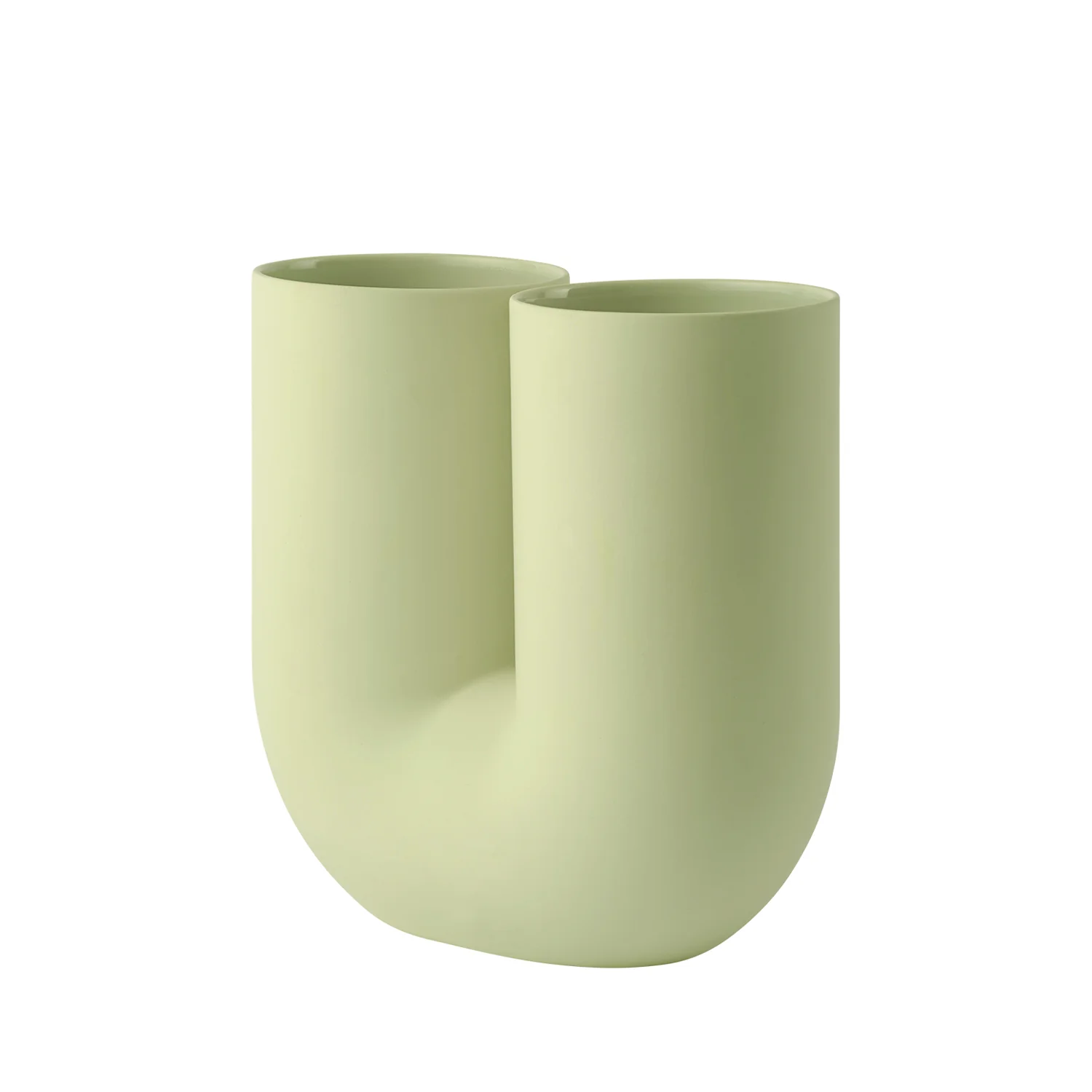 muuto | kink vase | light green earthenware 26cm - Image 3